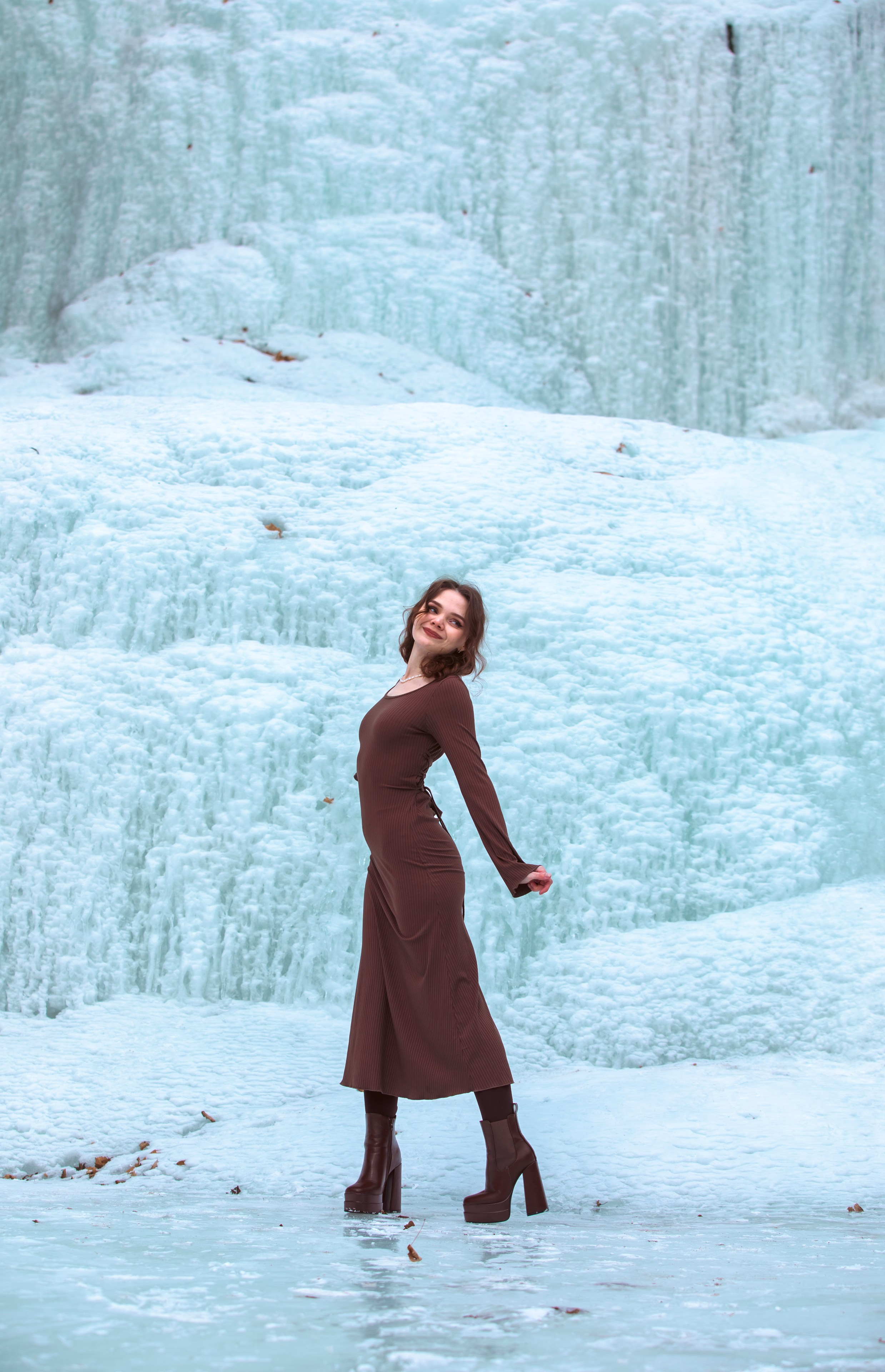 Фотосессии — Замерзшие водопады 2024 — Кравцовские водопады. Твой ламповый фотограф