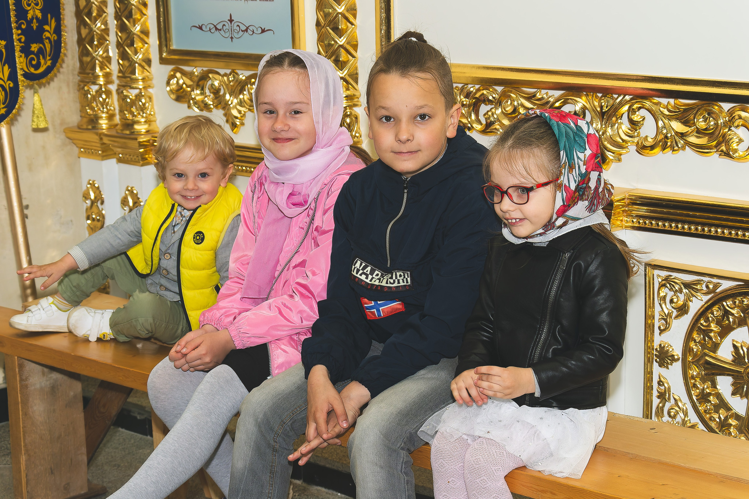 Крещение Ксении в храме Рождества Пресвятой Богородицы д. Щербинино. Фотограф Евгений Егоров