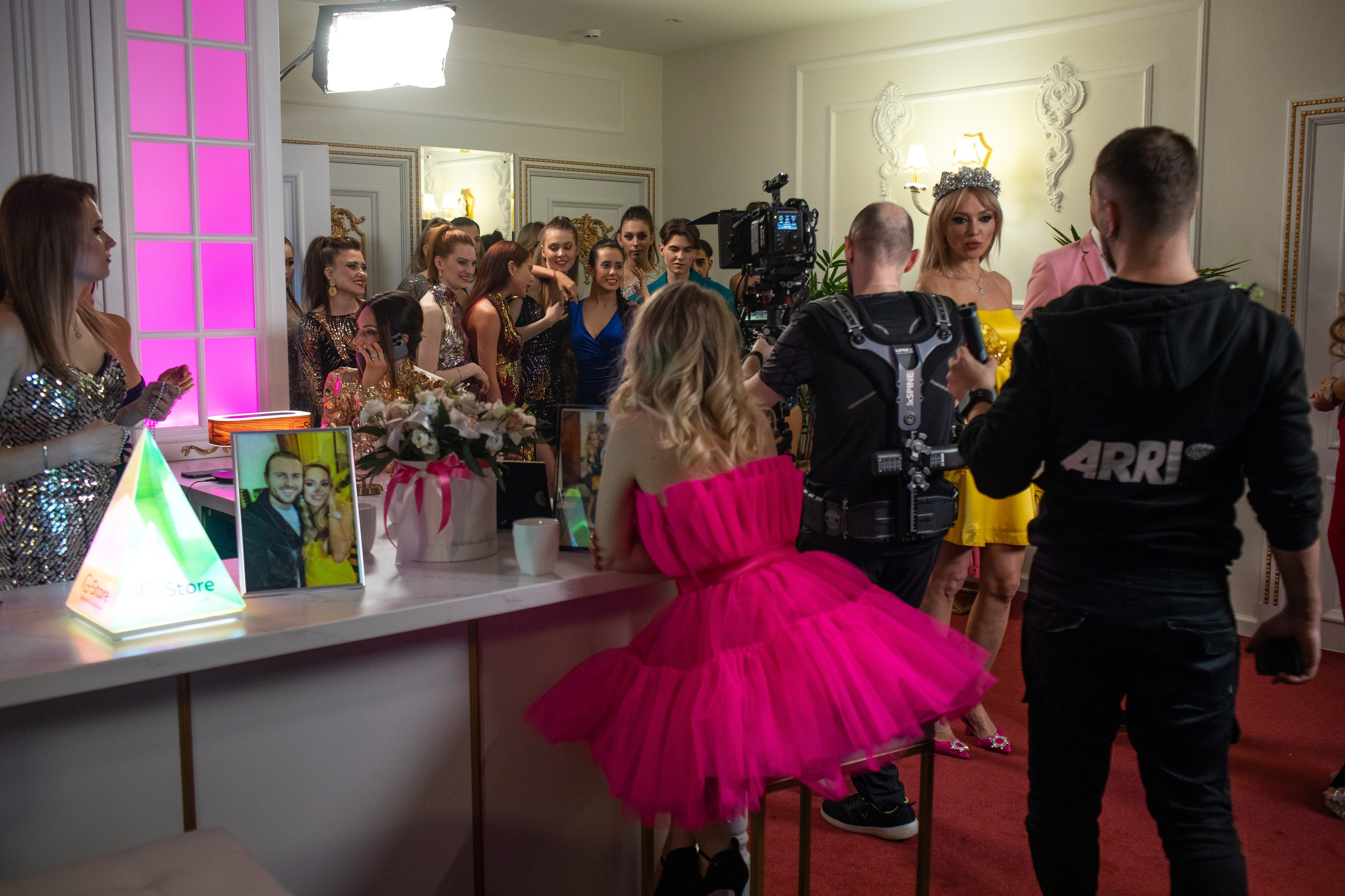 Съемка клипа Анни Калашниковой «Не ври мне в Риме». Art photographer Nino