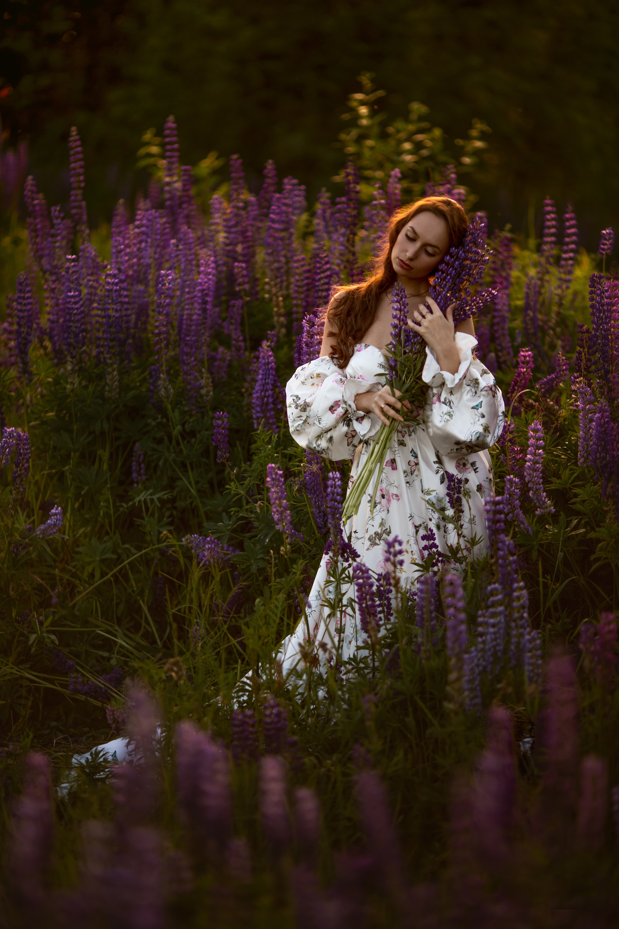 Люпиновая романтика. Детский и семейный фотограф в Санкт-Петербурге Алтухова Ольга
