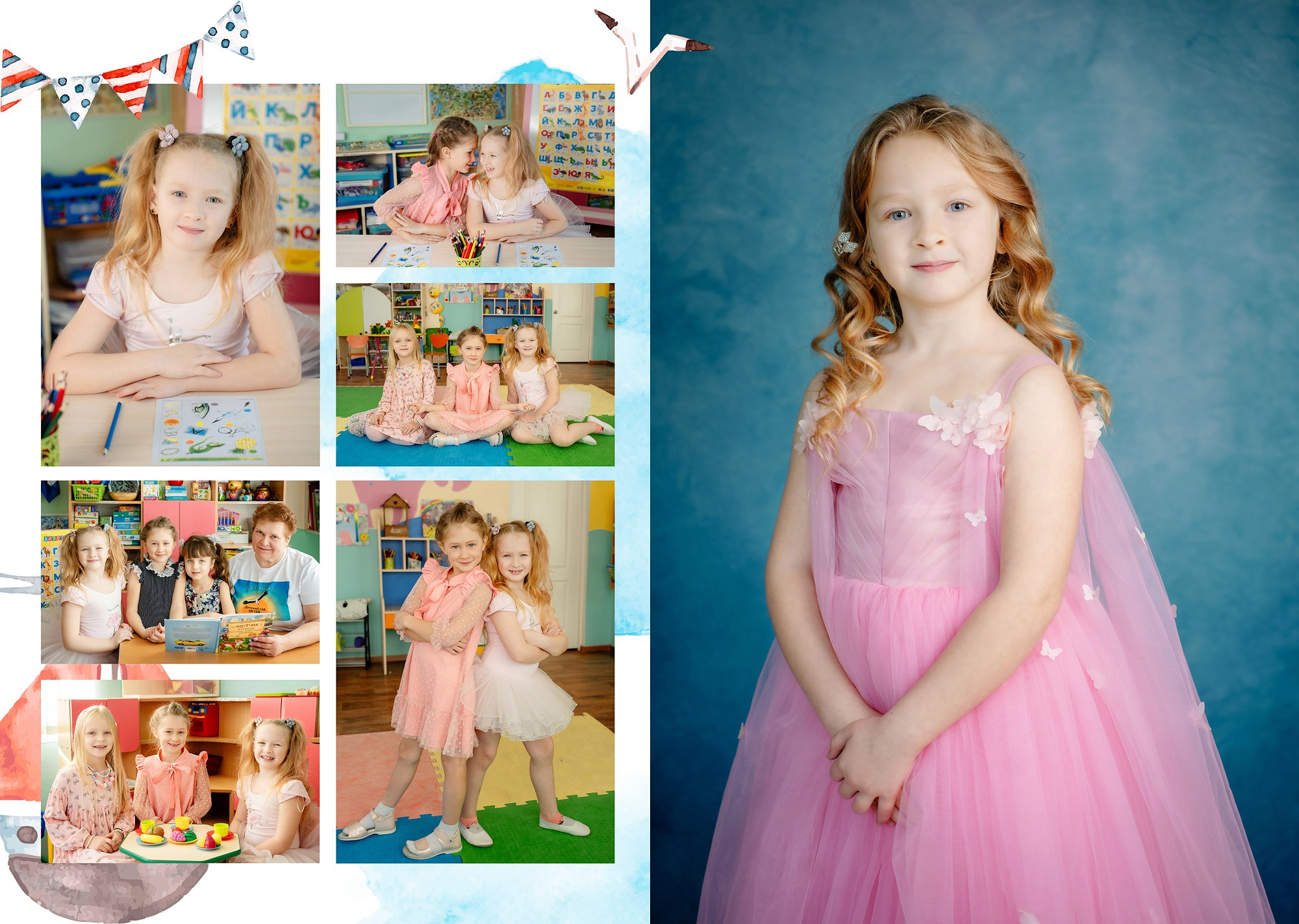 Дизайн альбомов Детский сад. Детский и Школьный фотограф во Владивостоке. Выпускные альбомы