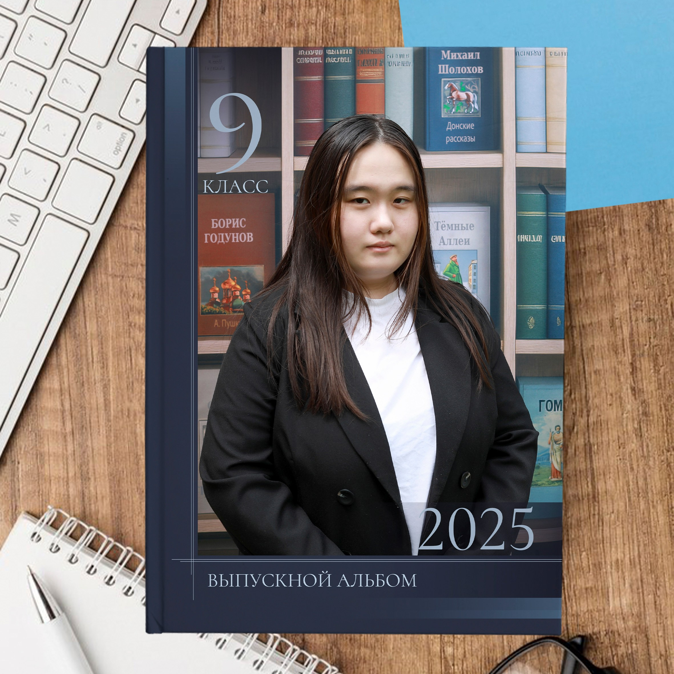 № 1407 Классическая папка-трюмо для выпускников. Medlori fotobook Выпускные альбомы в Липецке Лариса Медведева