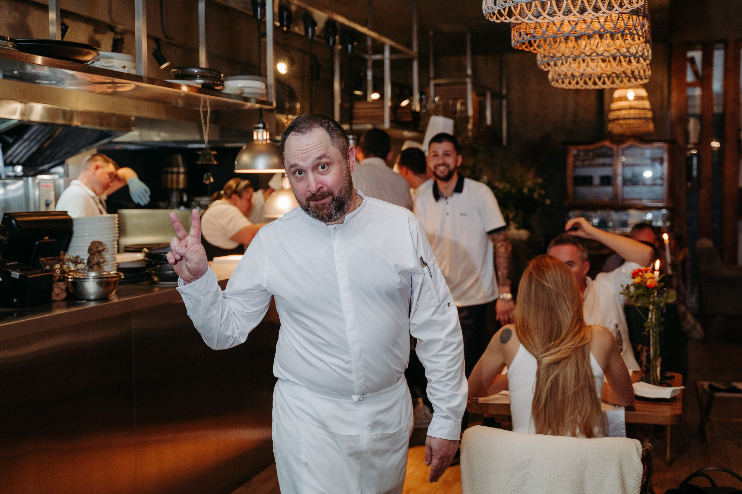 Открытый ужин с Mishlen Шеф Поварами. Репортажный и свадебный фотограф в Москве Рая Небогатова