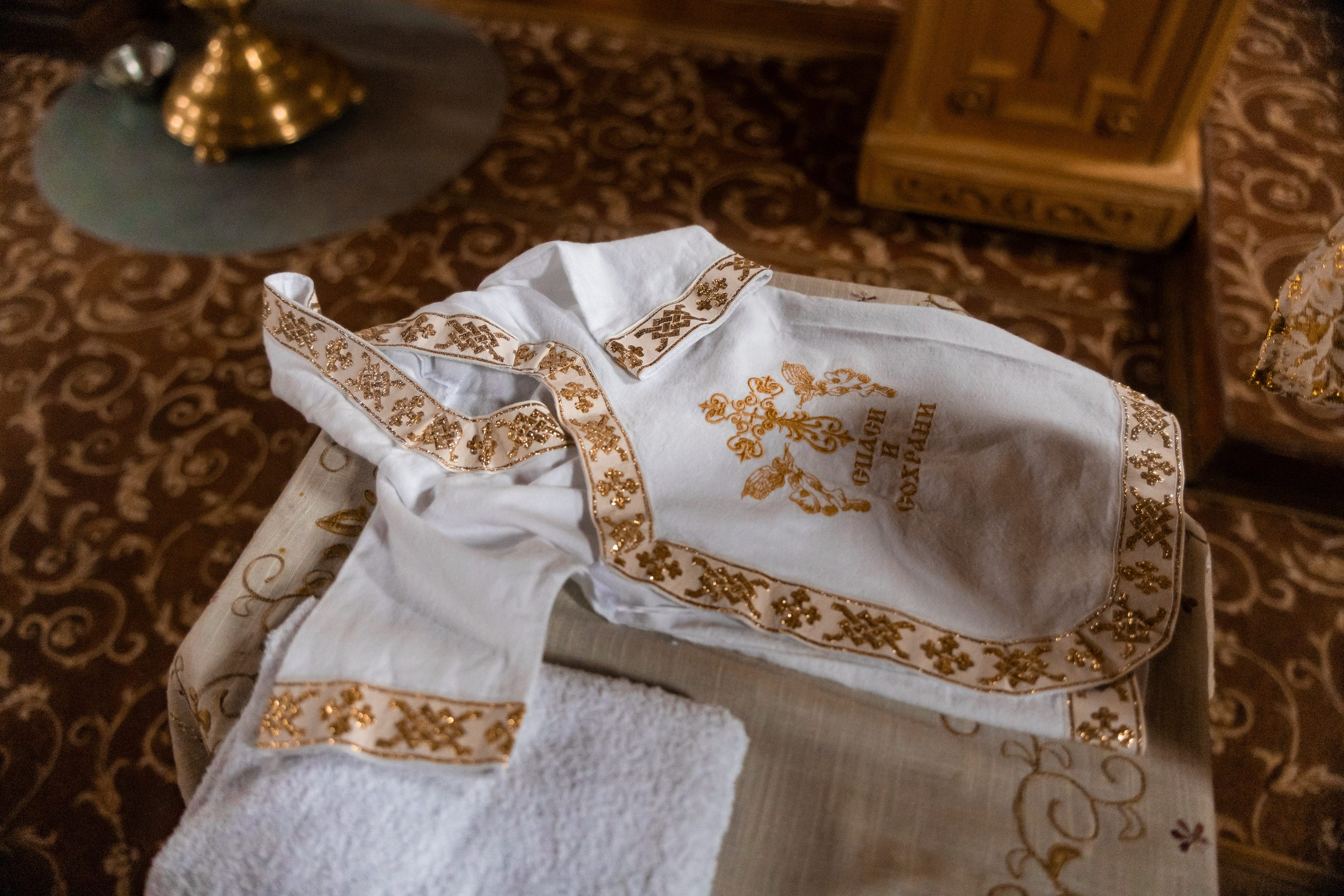 Крещение в храме возле Рио. Фотограф Белгород