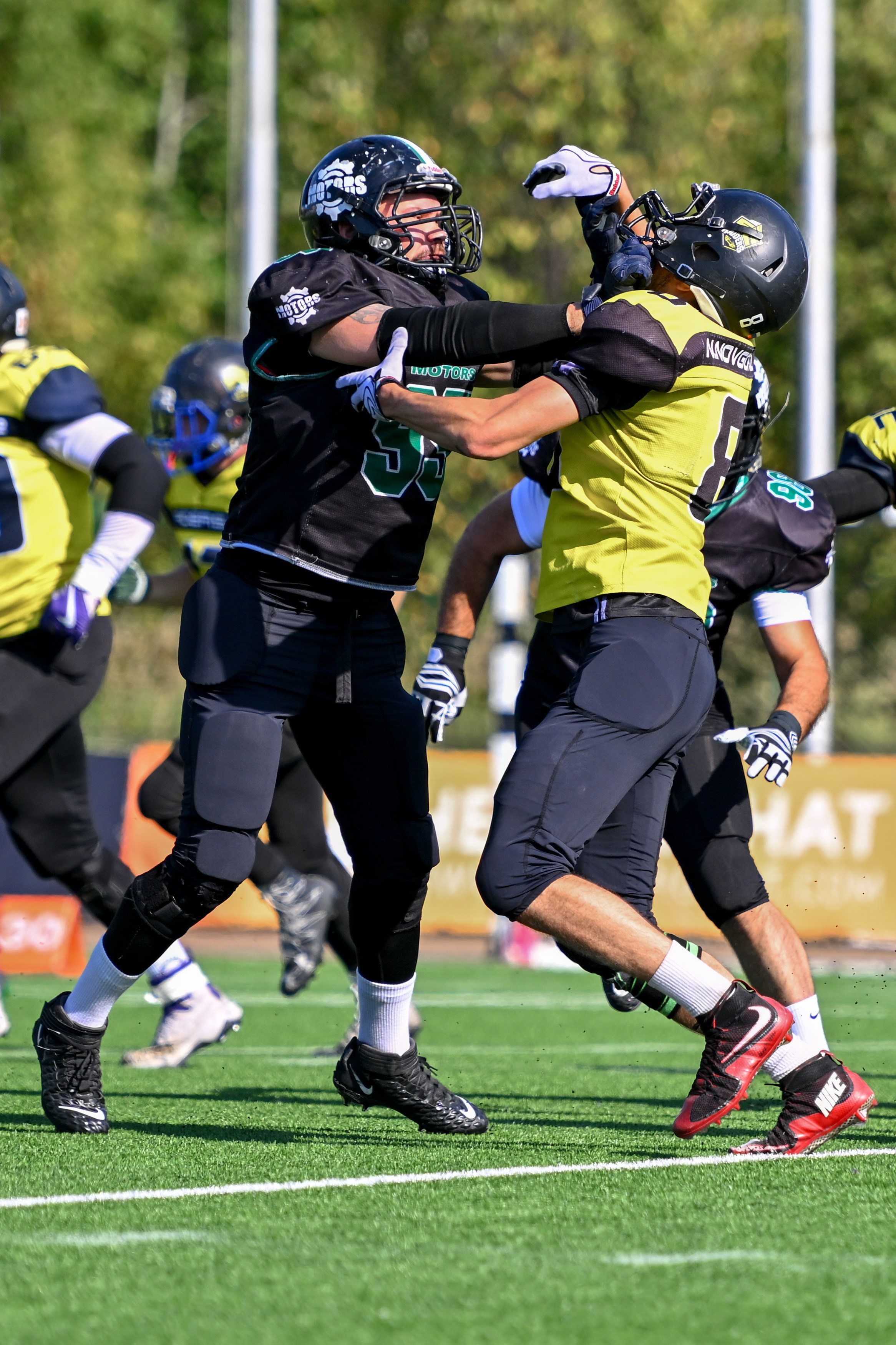 Американский футбол. Спортивный и репортажный фотограф в Казани Вячеслав Сатонин