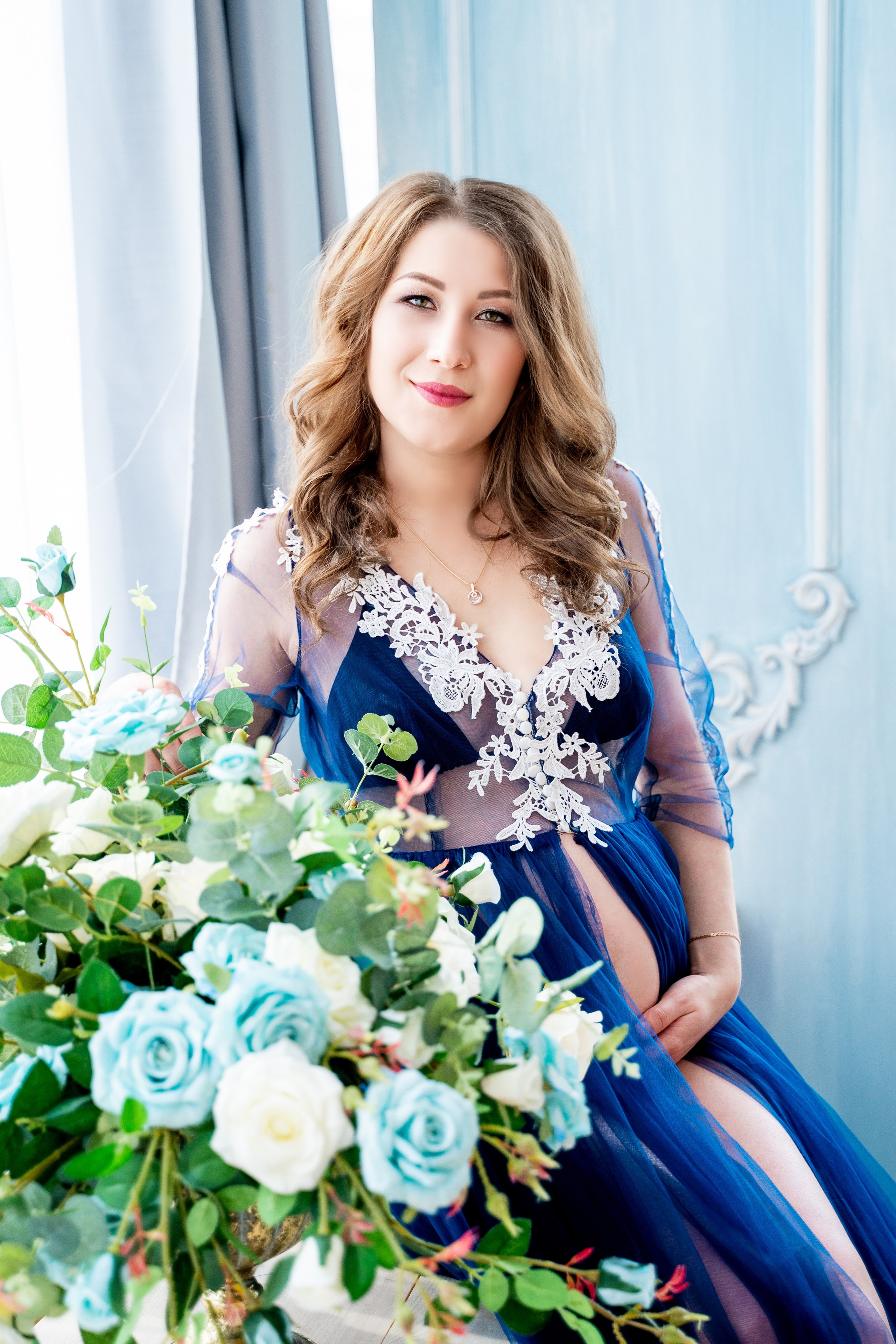 Фотосессия беременности в фотостудии. Свадебный и репортажный фотограф в Уфе| Осетрова Ольга