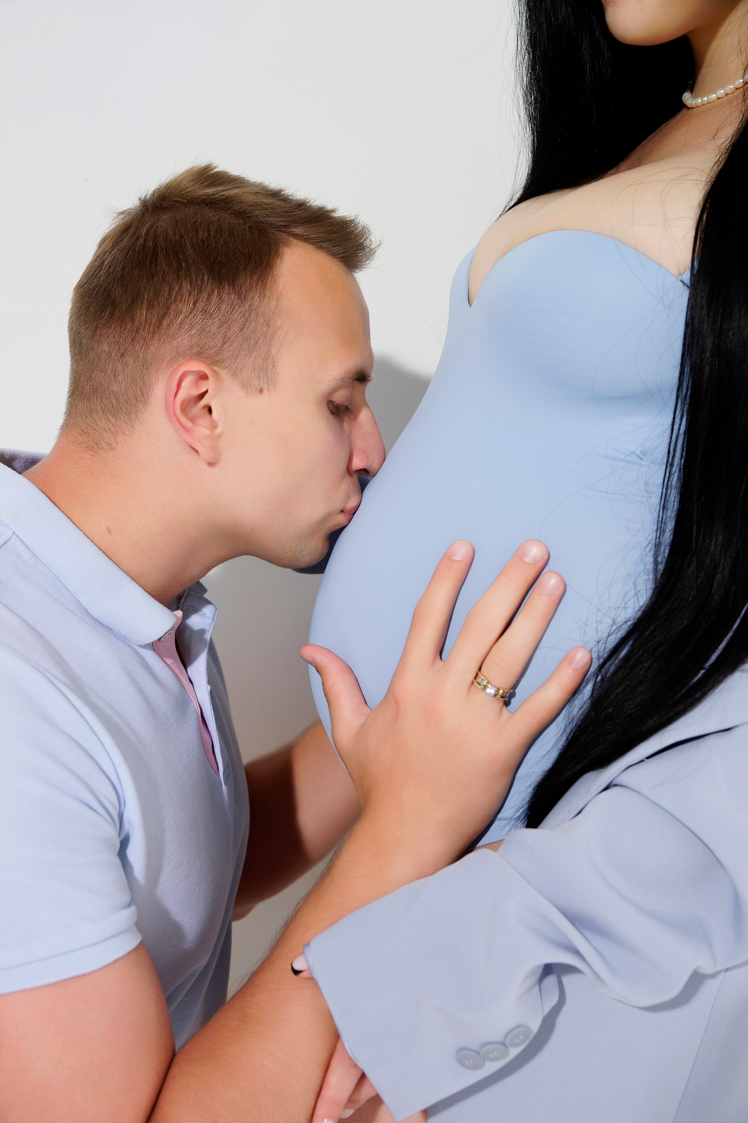 Съёмка беременности в моей фотостудии «НЕБО». Женский фотограф в Химках Алёна Ленёва