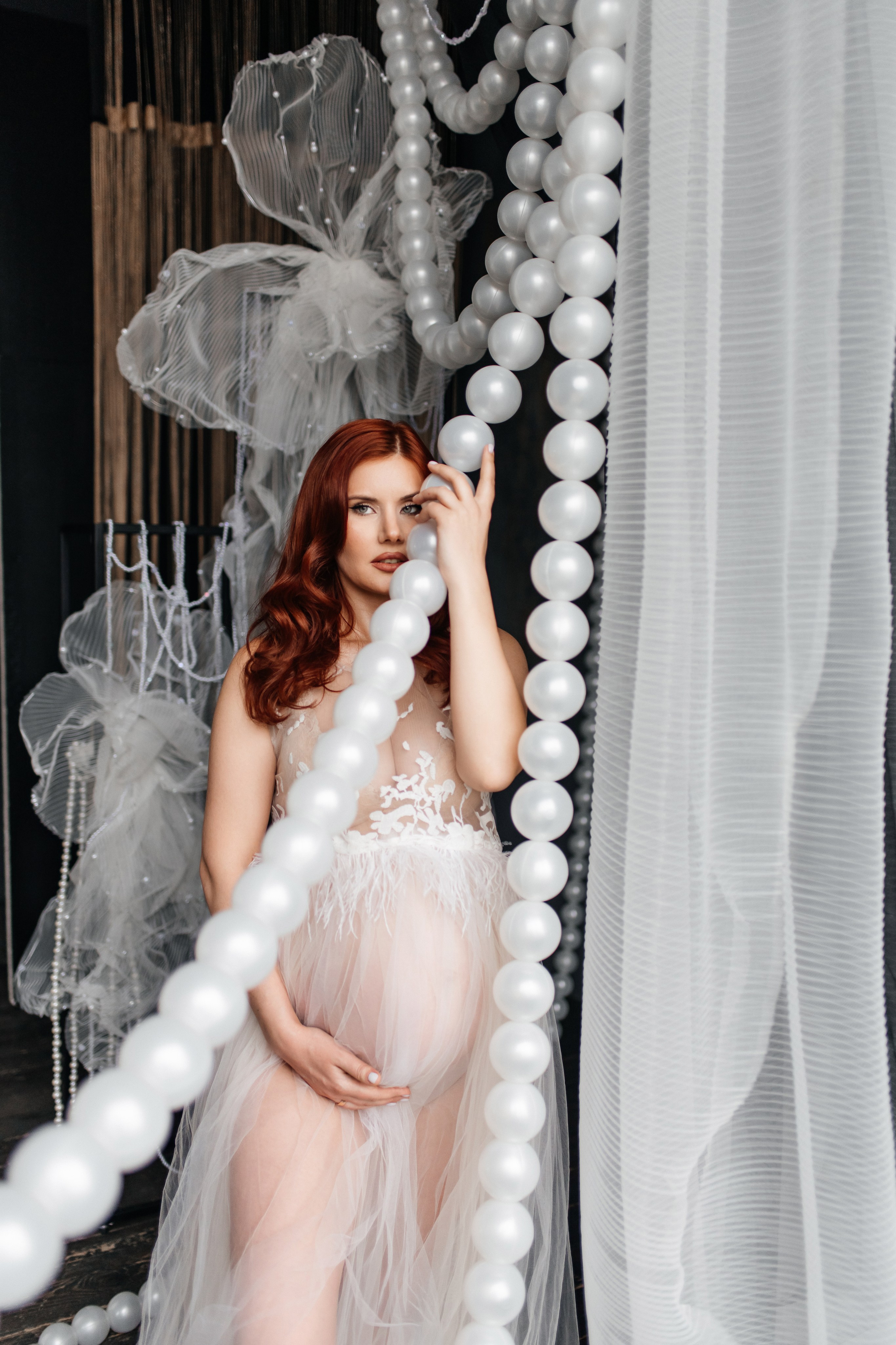 «Мягкость ожидания: в струящихся тканях и украшениях». Фотограф в Москве/Зарайске Шахова Марина