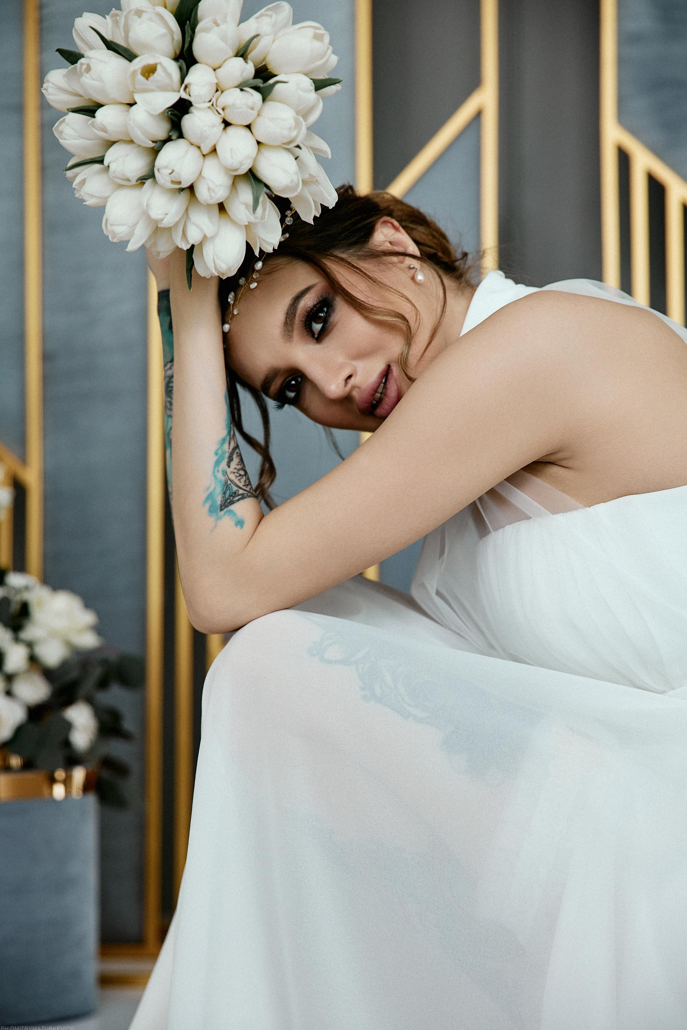 GIRL WITH DOBERMAN TATTOO. Дмитрий Мазуркевич: Профессиональный Репортажный Фотограф