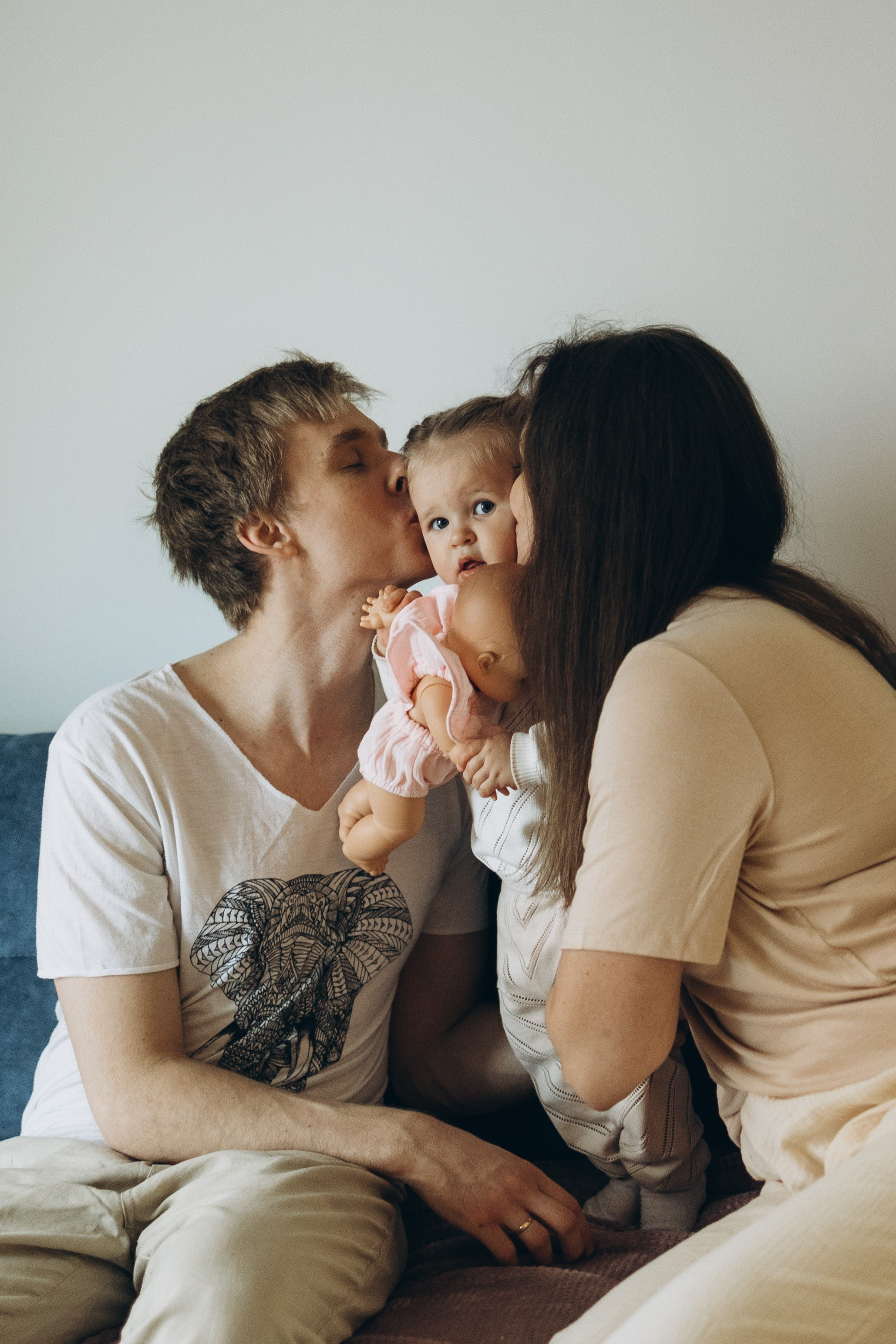 Настя, Андрей и Лиза. Семейный фотограф в Москве Виктория Ястребинская