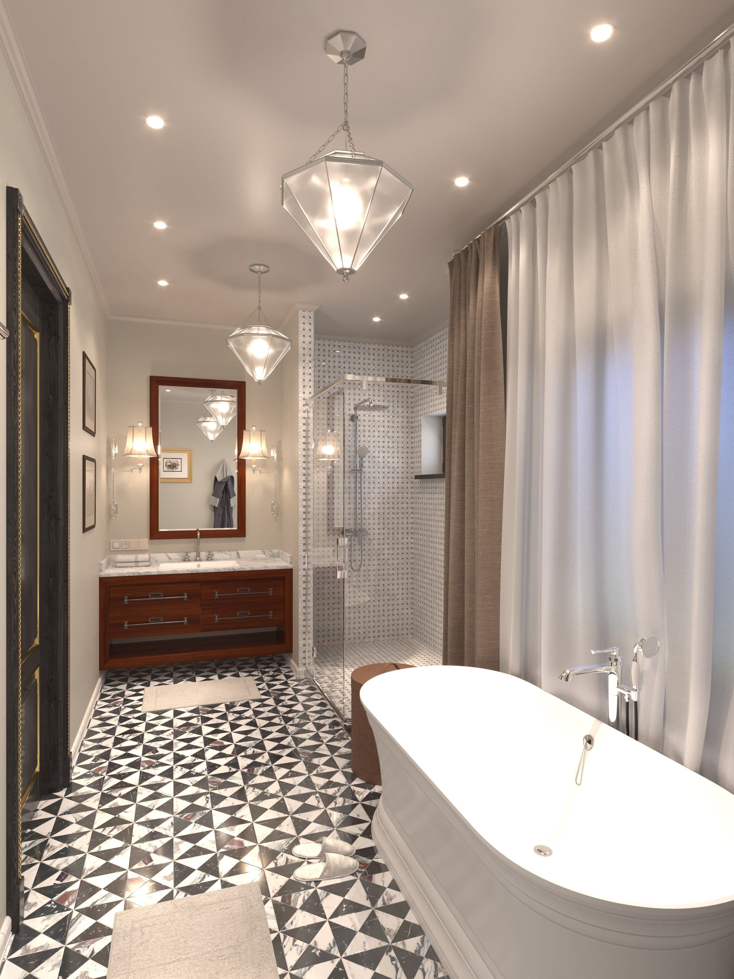 Бутик-отель/ Рублево-Успенское шоссе, МО. Визуализация и анимация в Москве — Андрей Епифанов