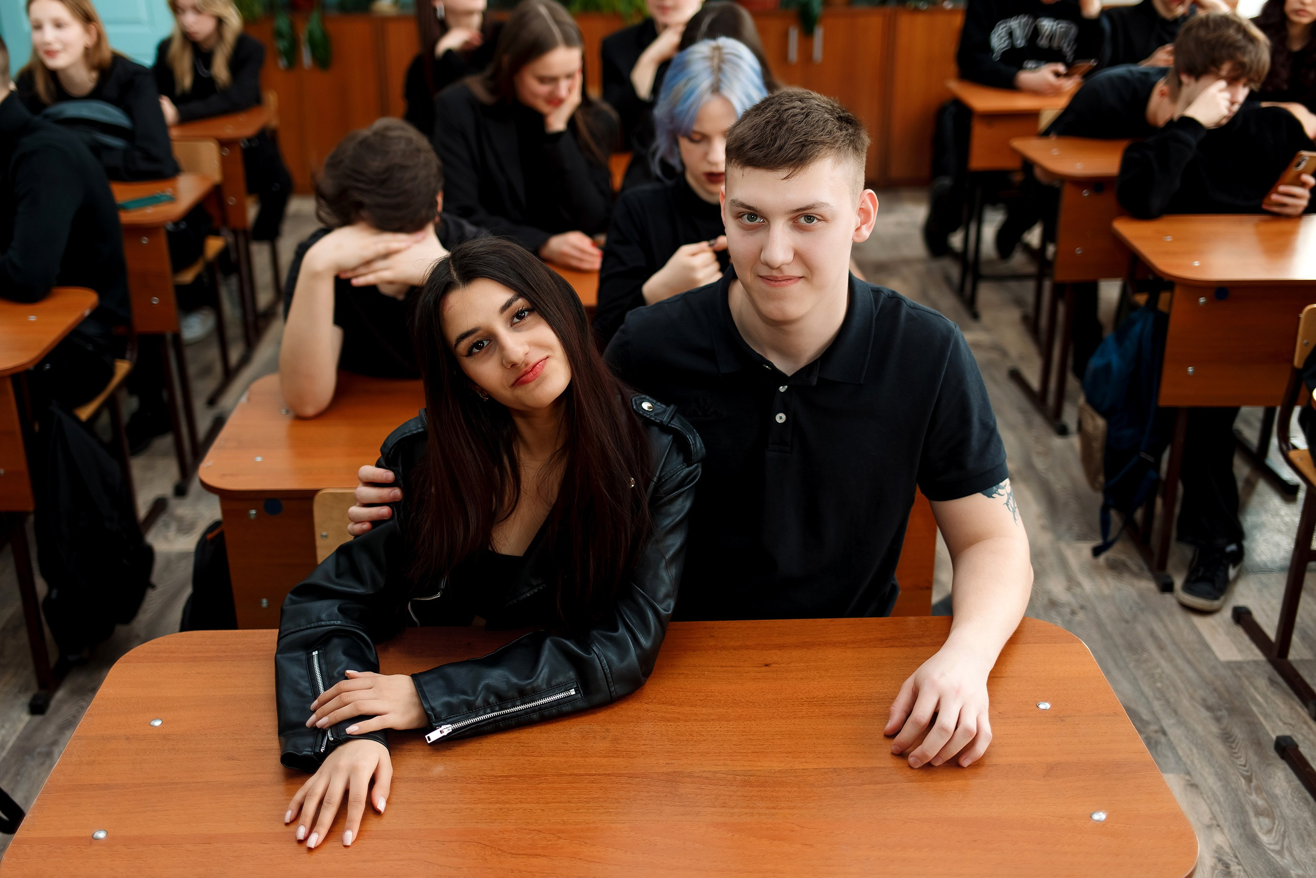 11 класс съемка в школе. Фотограф Любовь Корниенко, Примоский край