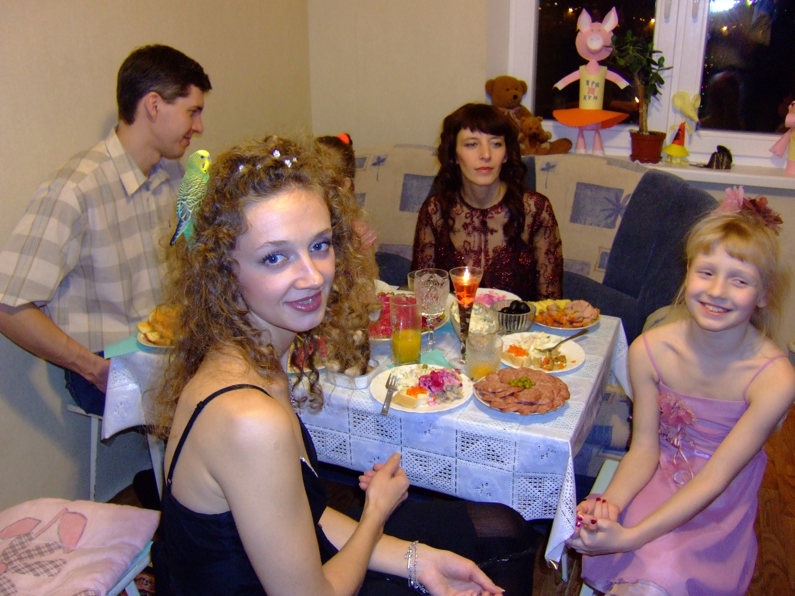 Новый Год 28.12.07-01.01.08 (Елка ТЭЦ, У Зевиных). Семейный, Свадебный фотограф СПБ Питер— Романова Екатерина