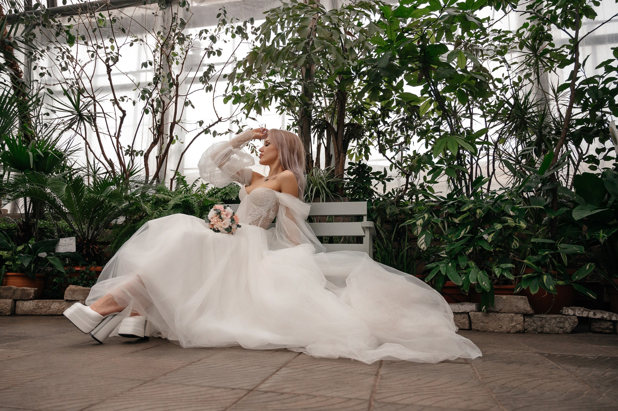 Оранжерея Таврического сада. Свадебный и семейный фотограф из Санкт-Петербурга Климов Анатолий