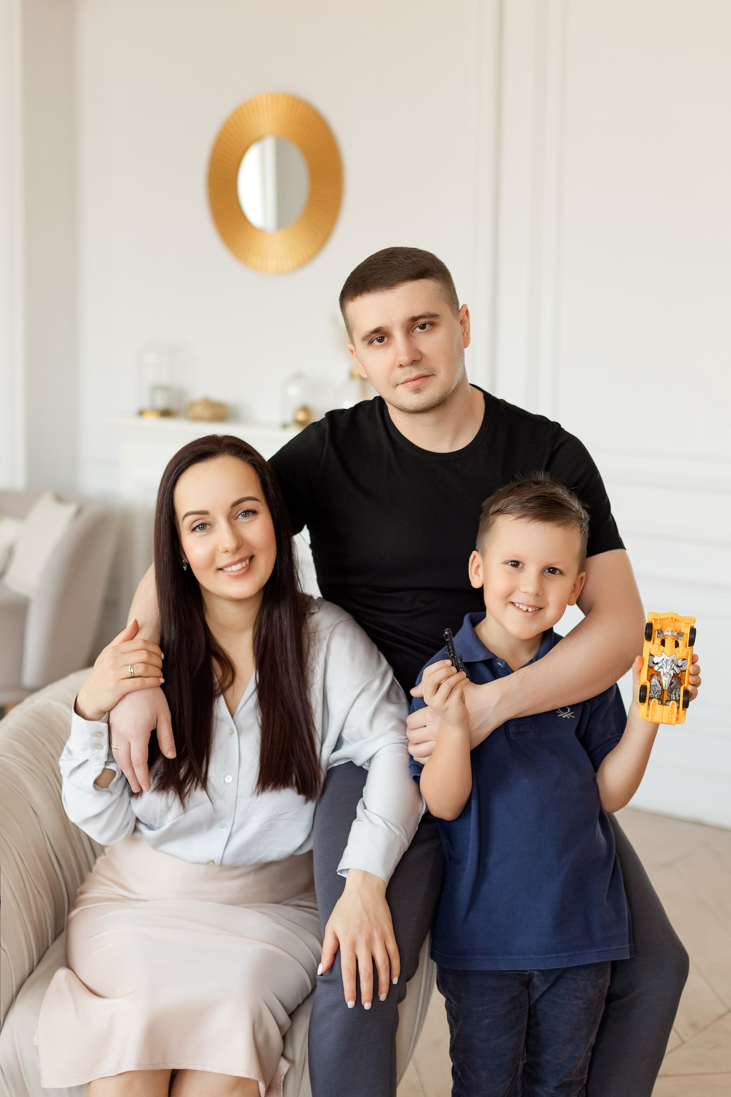 Съемка большой семьи в студии «Villa Nina». Семейный фотограф в Екатеринбурге Маргарита Курносова