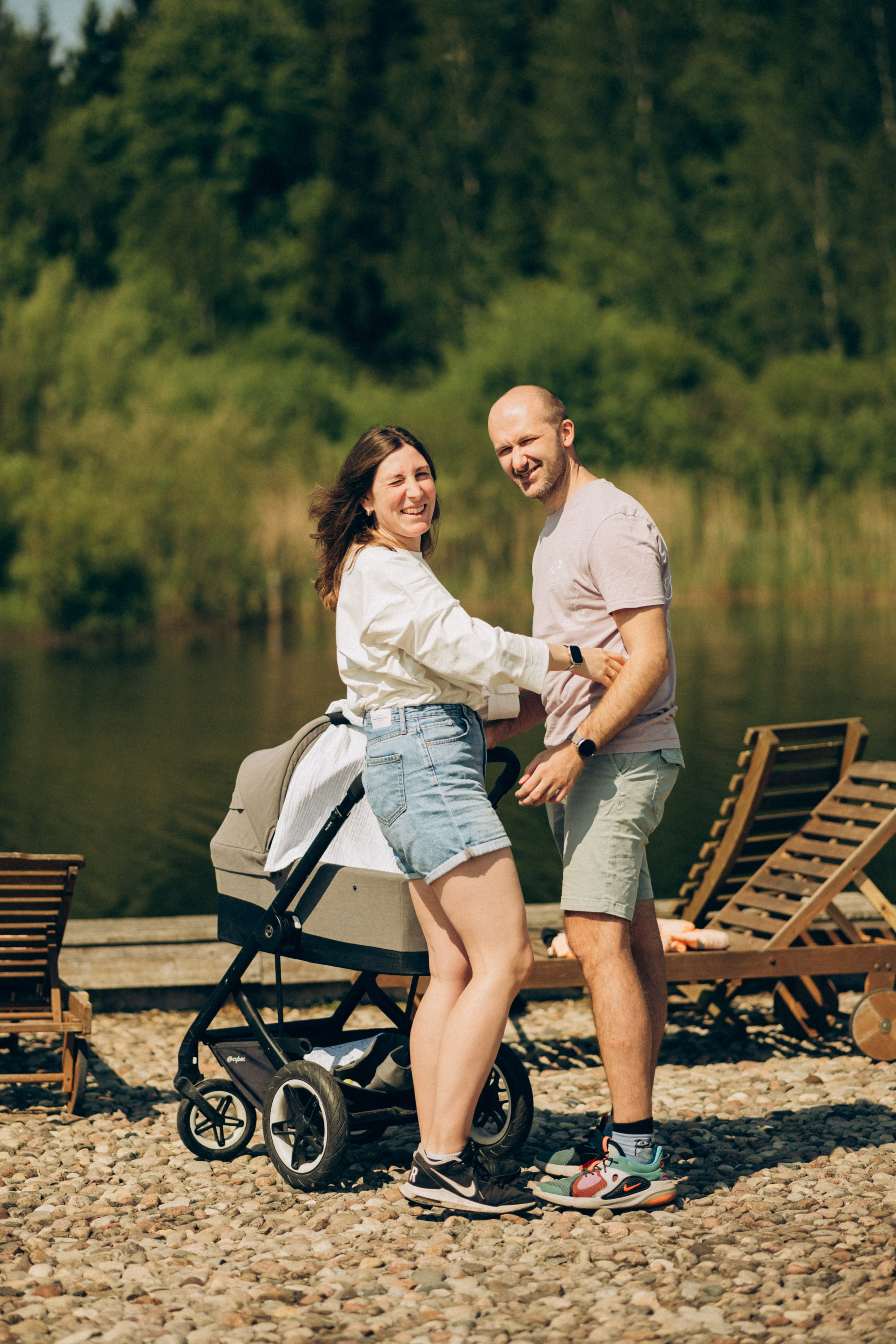 Женя, Аня и Машуня в Лугах