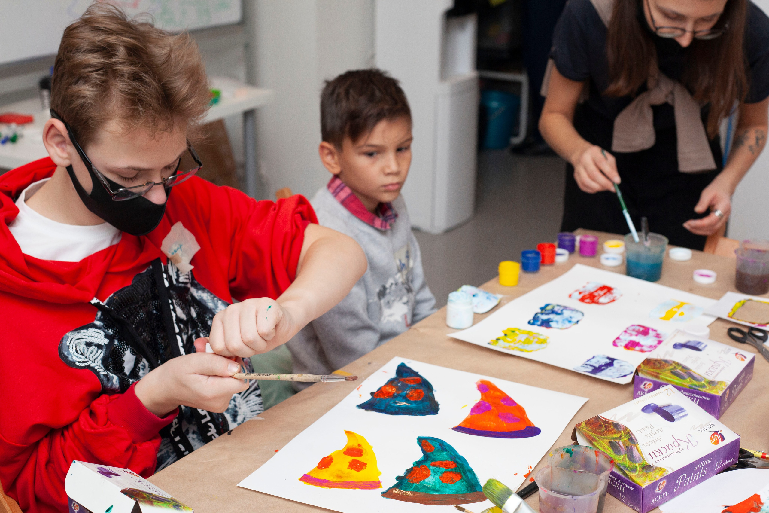 Детский мастер-класс в ММОМА. Stanislav Baryshev — People. Emotions. Atmosphere