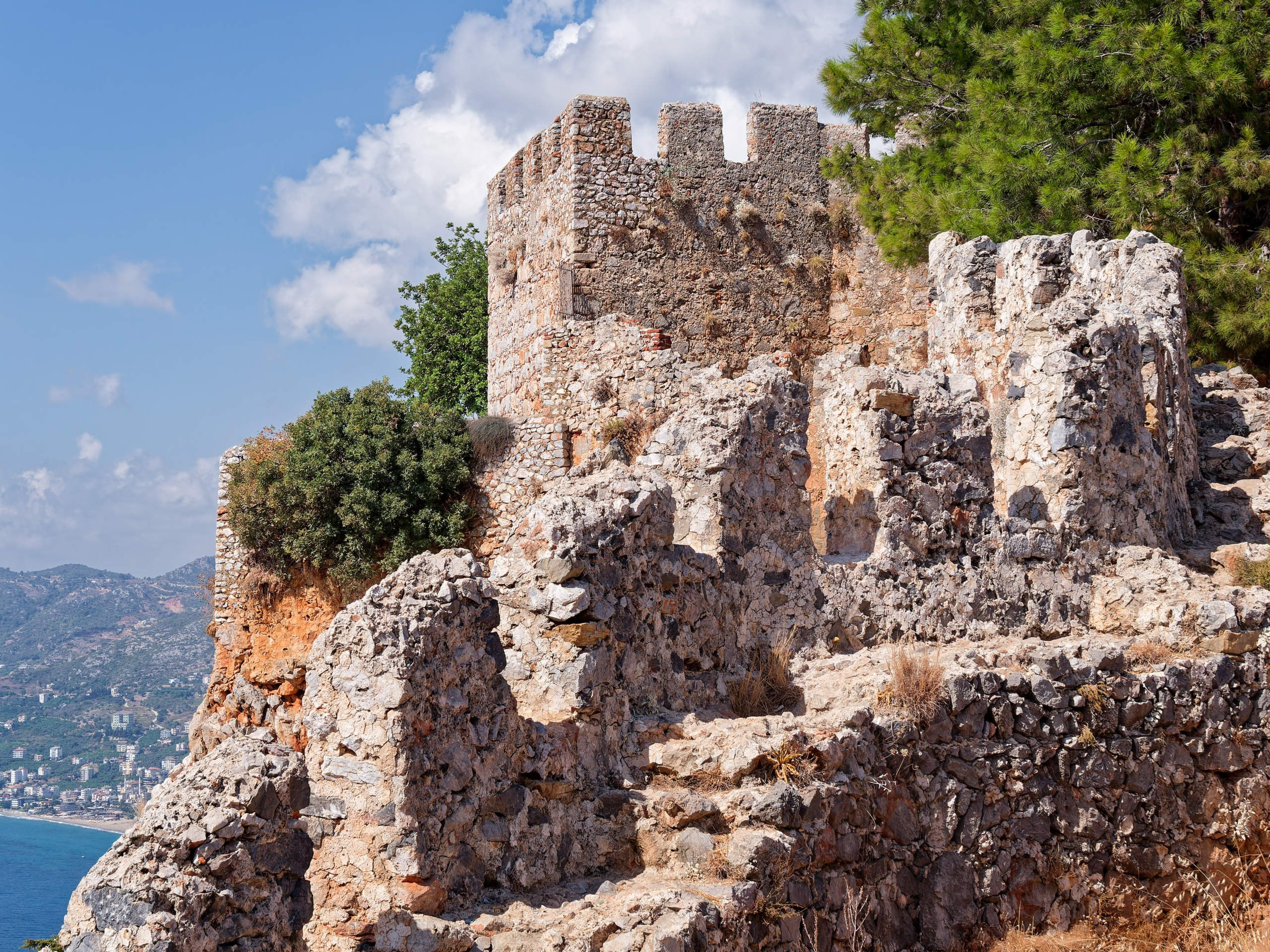 Алания 2025, крепость Alanya Kalesi. Избранные фотографии