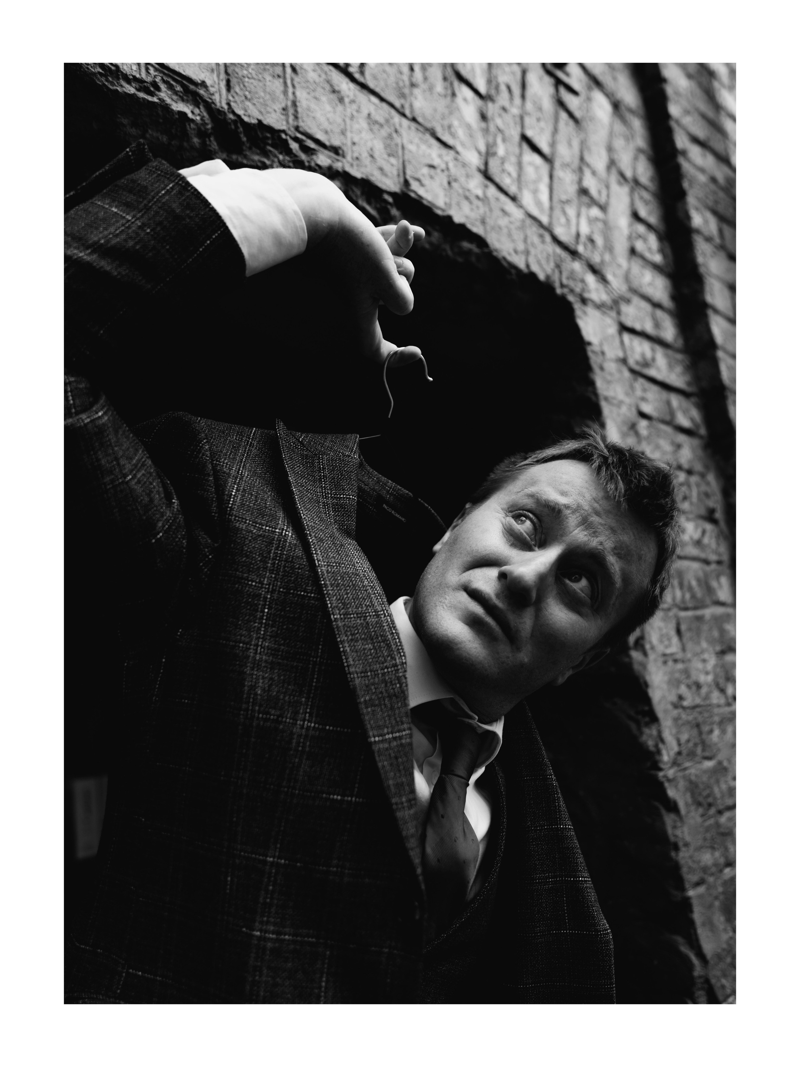 чб портрет актера 