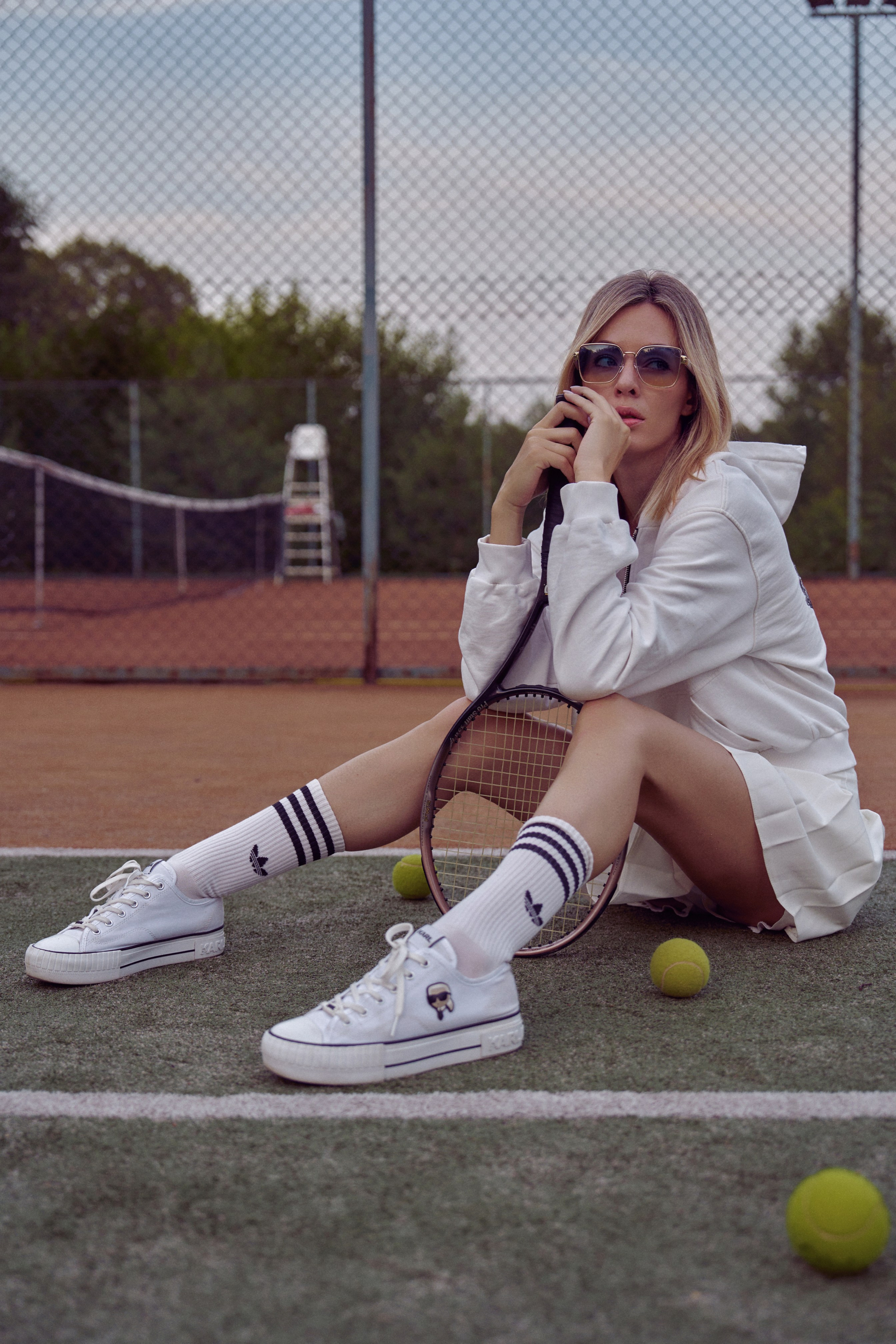 Теннисный корт. Фотограф