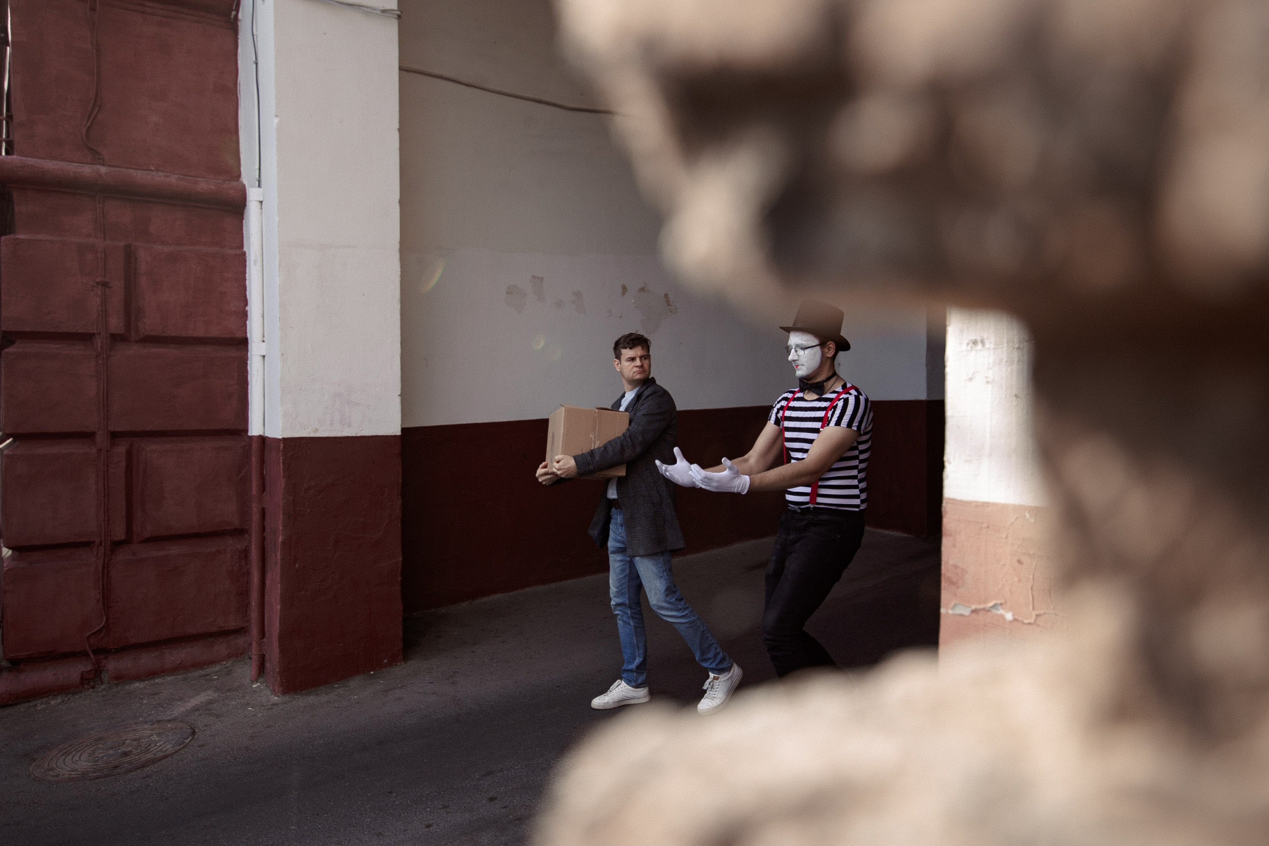 Мимы. Фотограф Крохин Олег