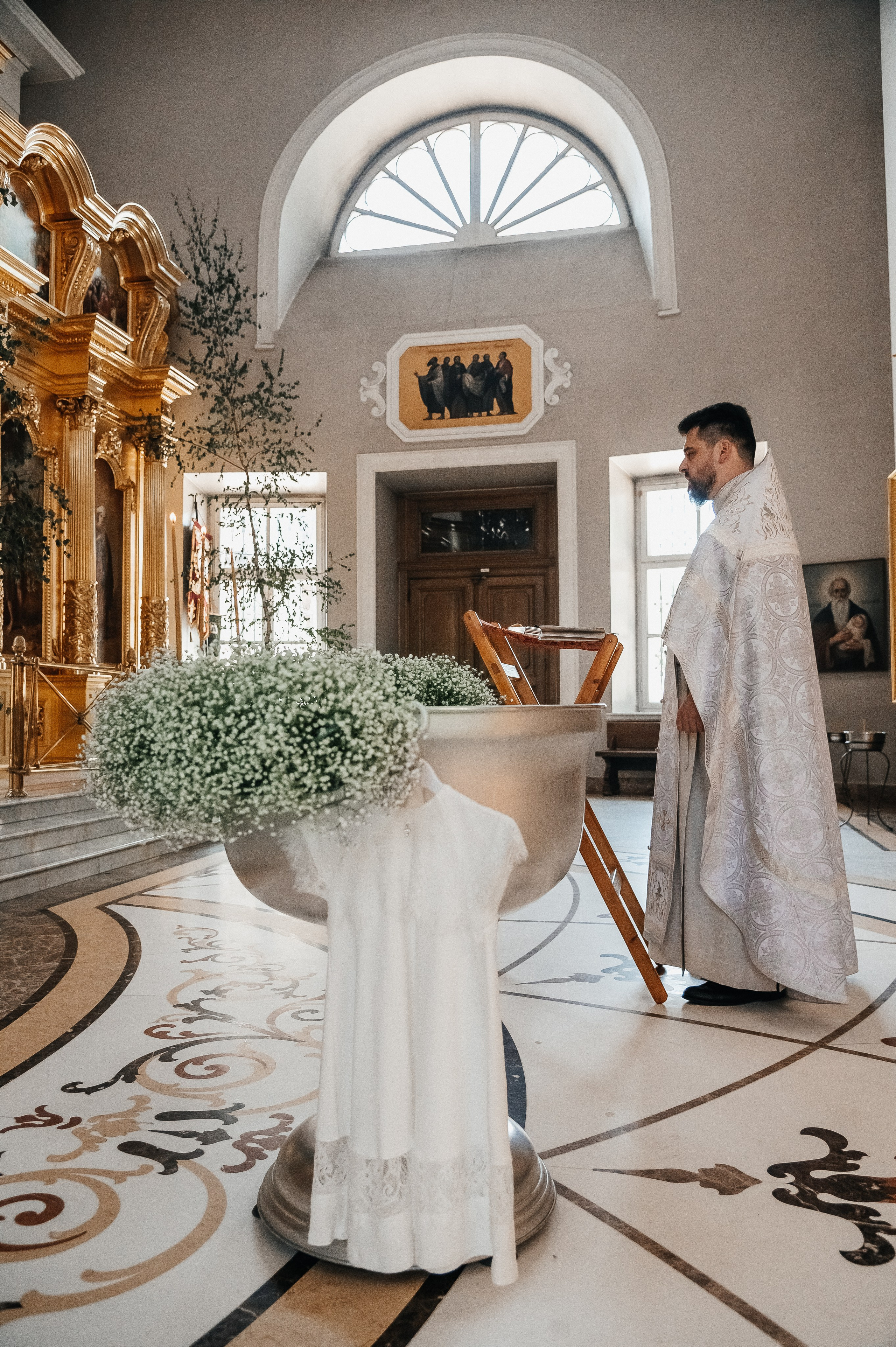 Крестины Ирины //// Храм святых апостолов Петра и Павла. Семейный и детский фотограф в Туле