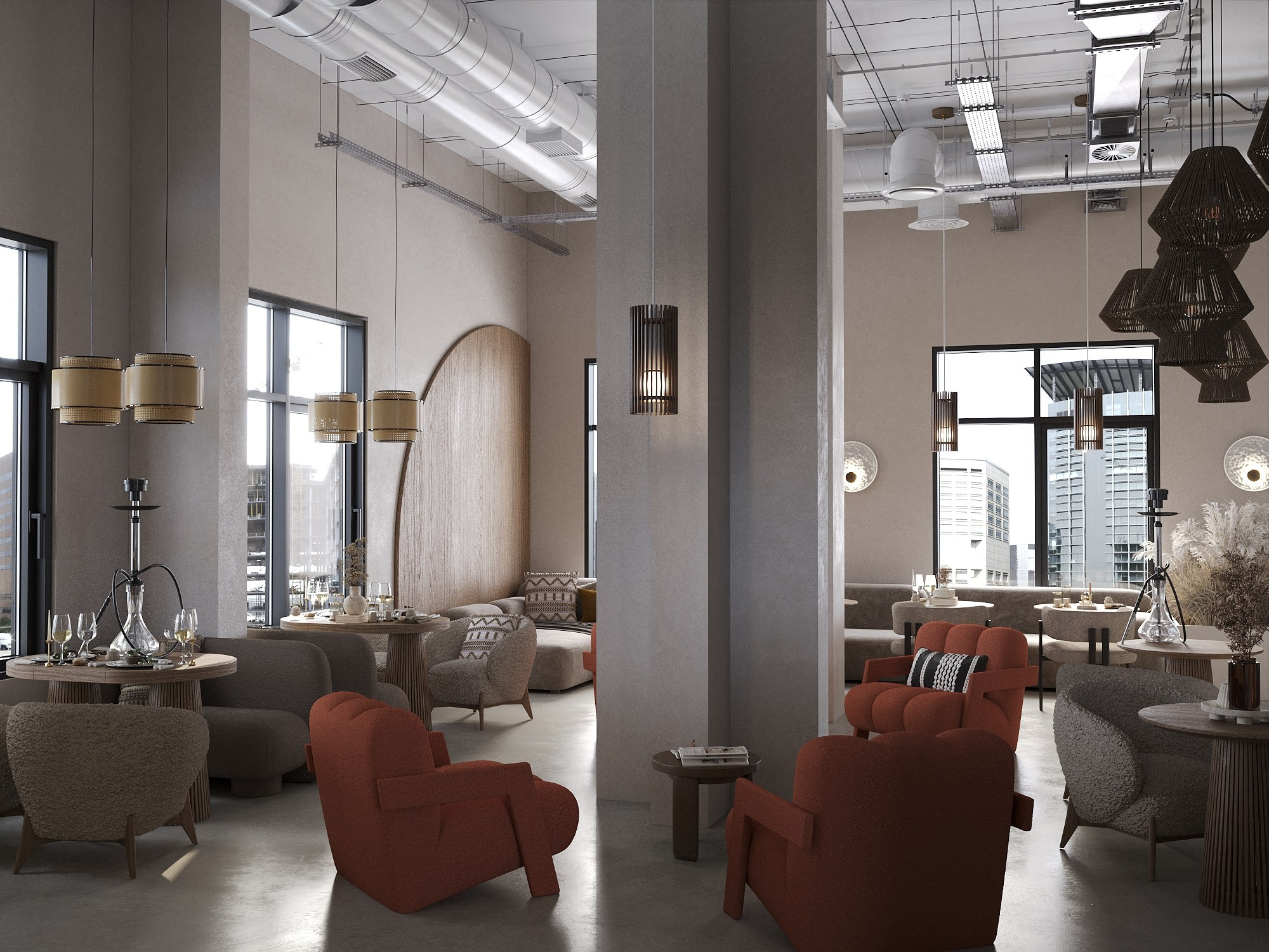 ЖК Ньютон комерческое помещение 138 м². БК студия дизайна интерьера