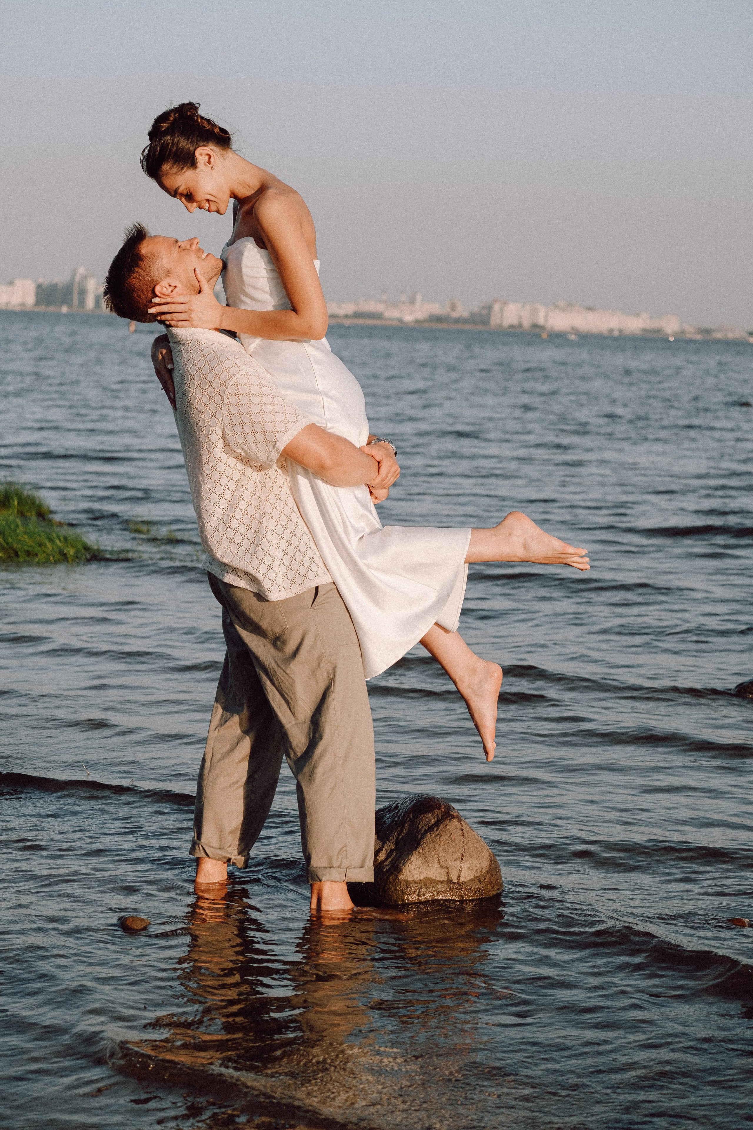 СВАДЕБНАЯ ФОТОСЕССИЯ ВЫЕЗДНОЙ ЦЕРЕМОНИИ (ФИНСКИЙ ЗАЛИВ). Профессиональный фотограф, Санкт-Петербург — Виктория Богомолова