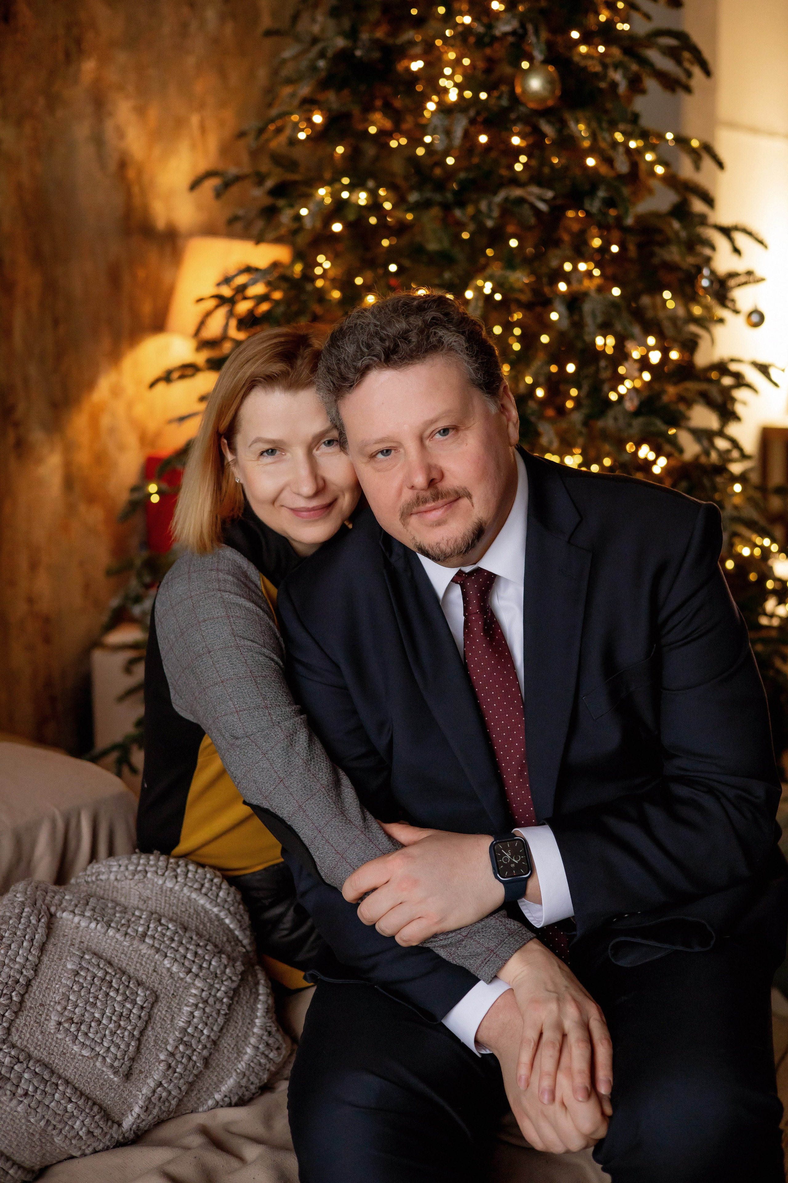 Новогодняя фотосессия для большой семьи. Семейный фотограф в Москве