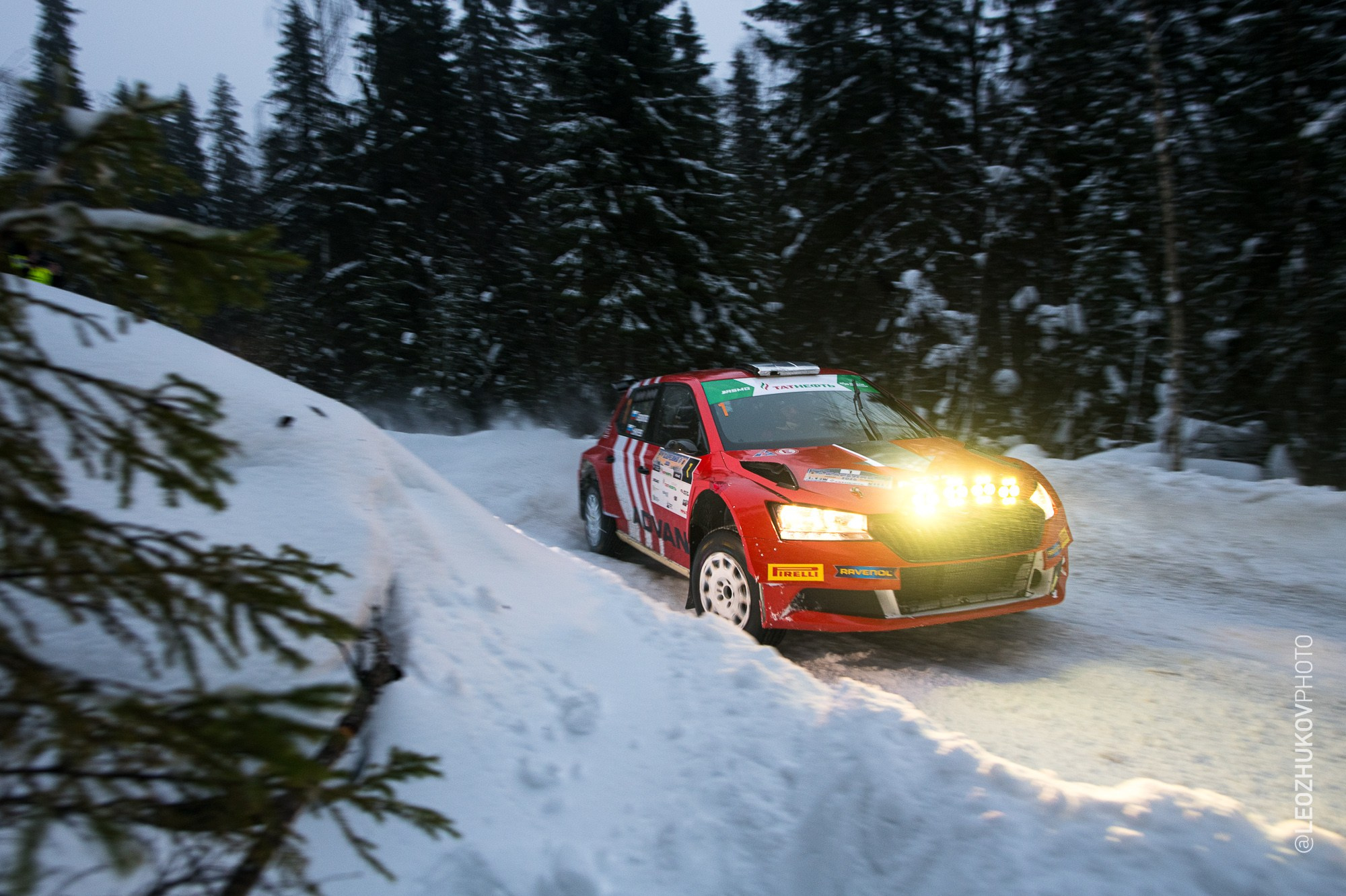Rally Karelia 2026. Sports photographer Leonid Zhukov