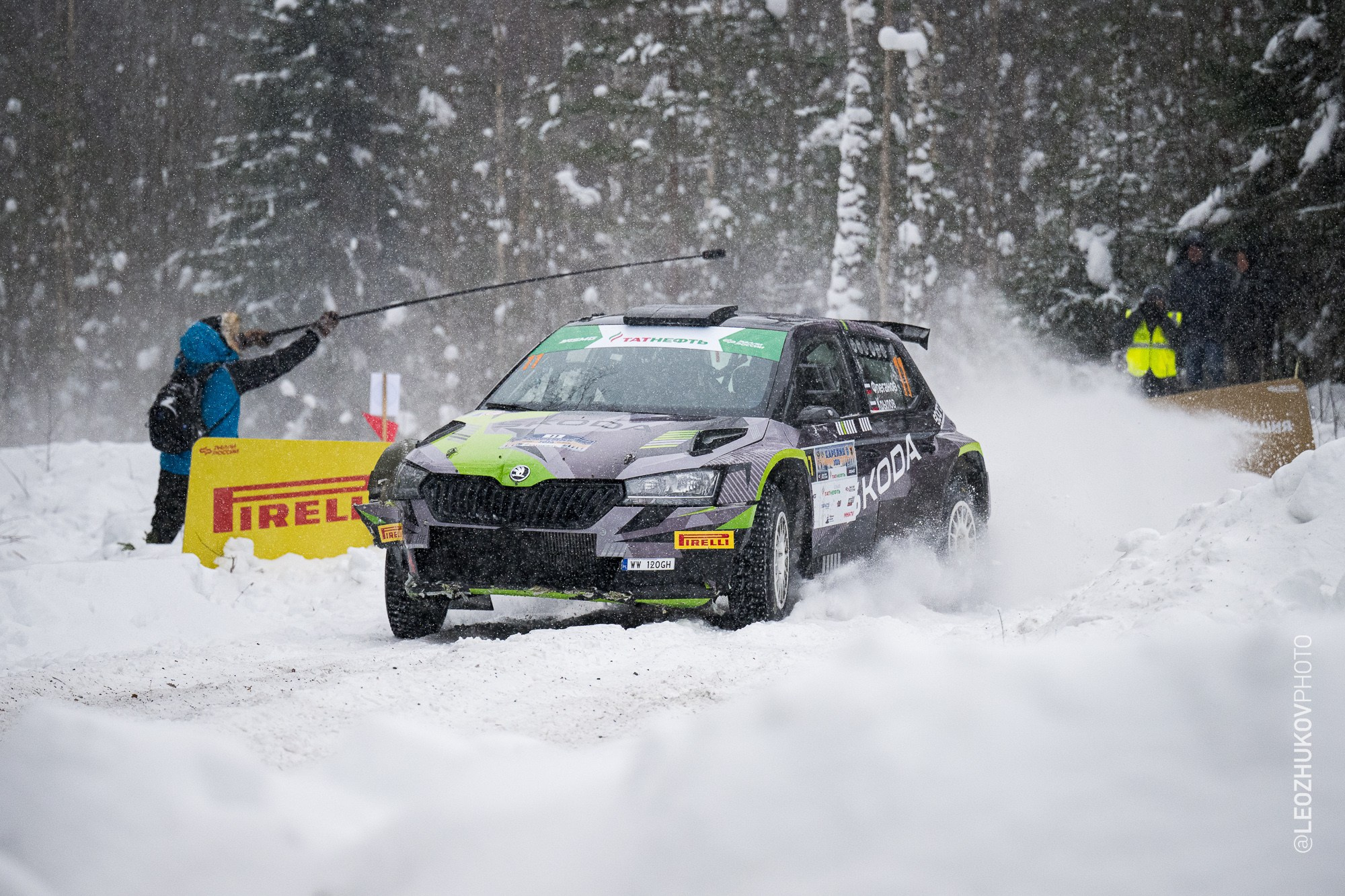 Rally Karelia 2026. Sports photographer Leonid Zhukov