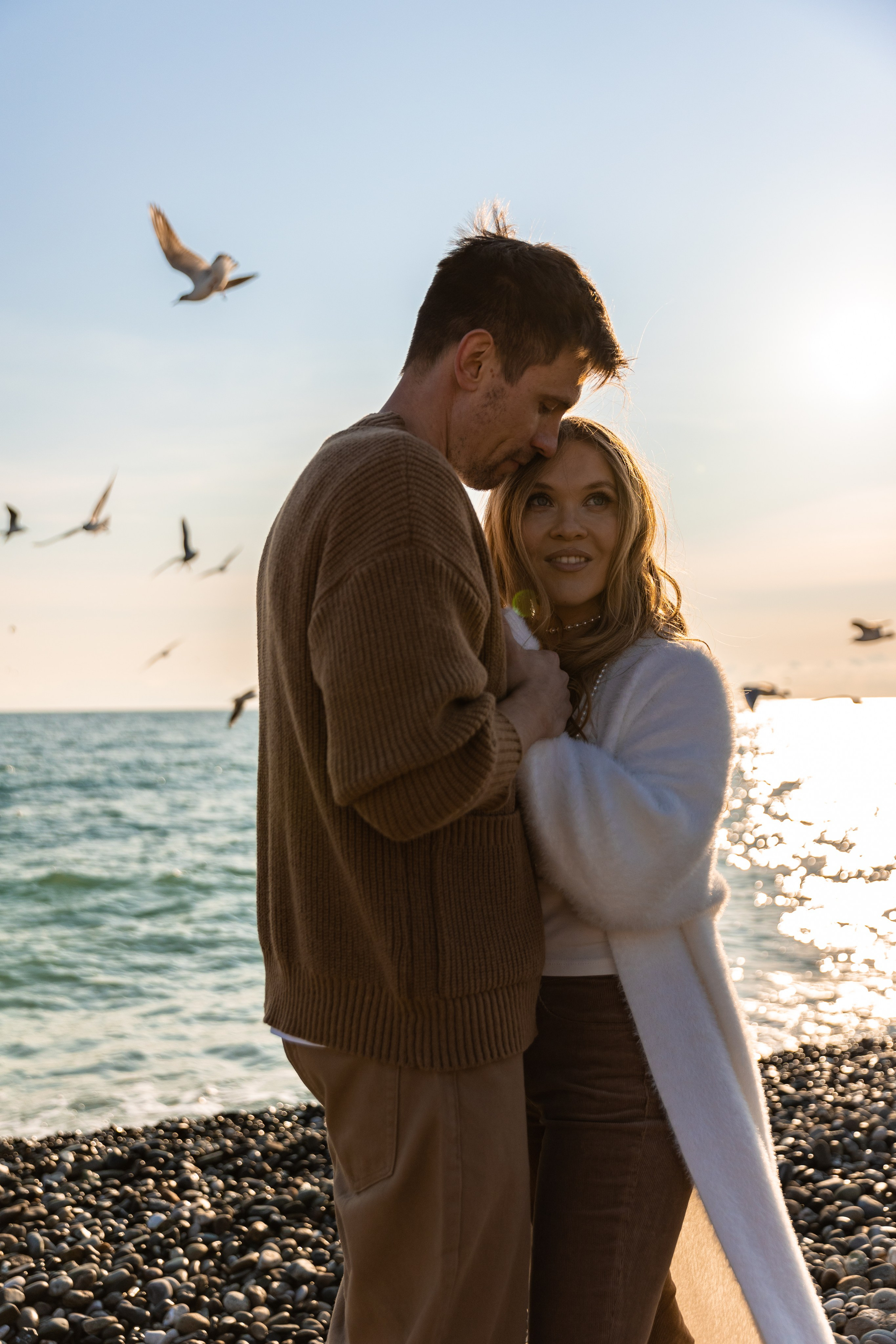 Предложение на берегу. Семейный и детский фотограф в Краснознаменске Виктория Санкина