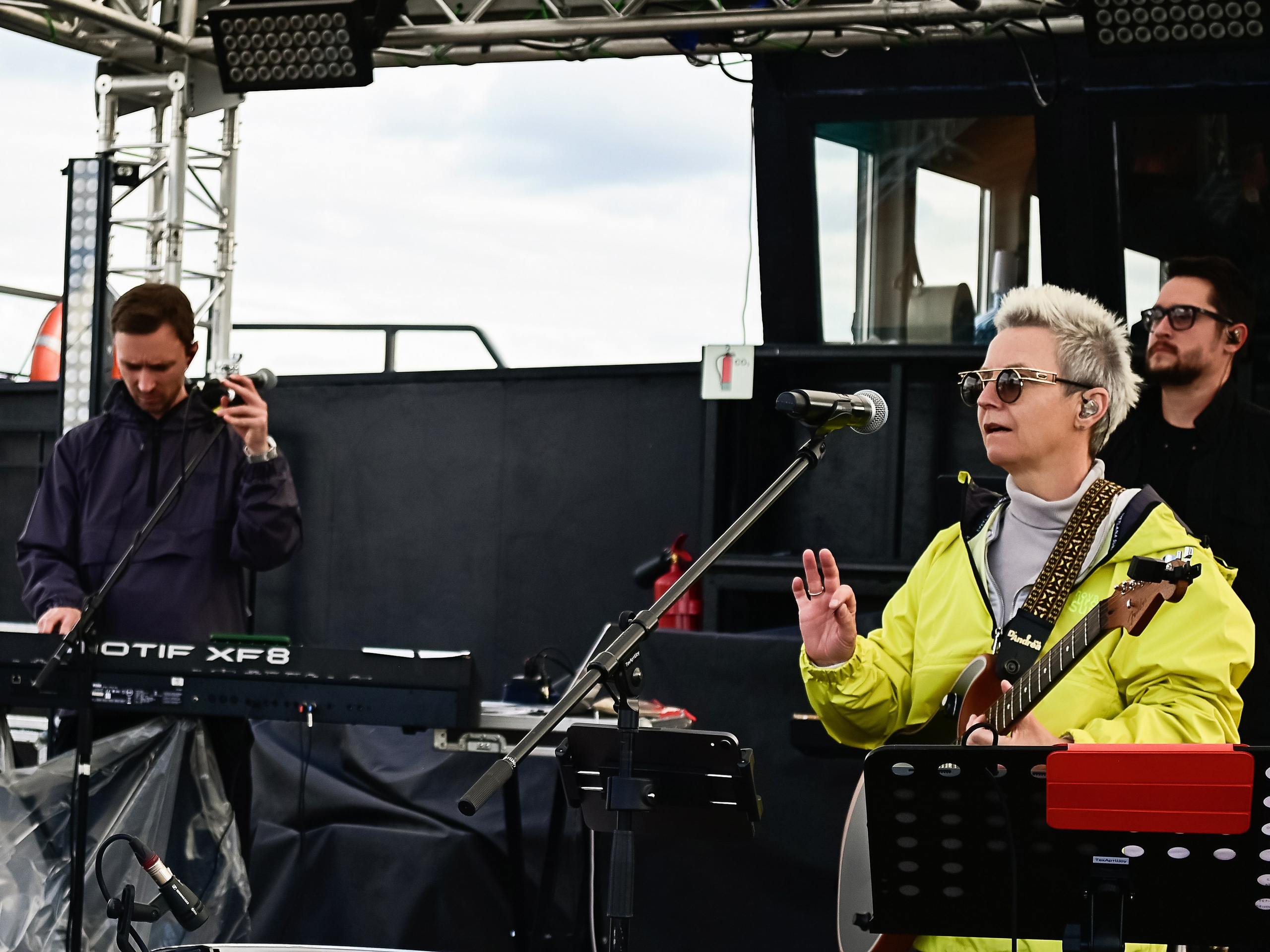 Светлана Сурганова и оркестр. Летник на корабле. Репетиция перед концертом. Москва, 21.08.2025. Фотограф в Москве, Оксана Ребристая