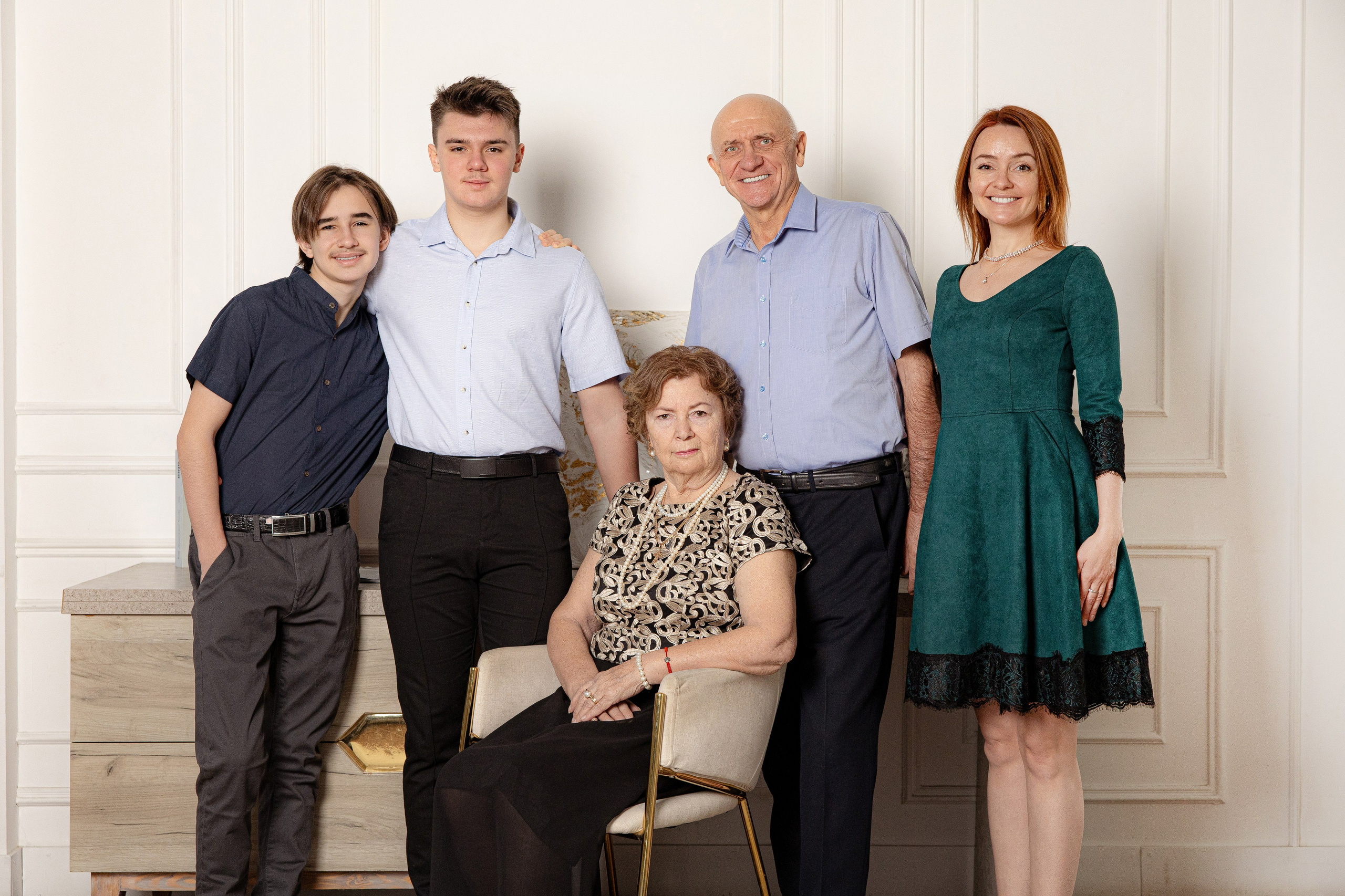 Семейная фотосессия в фотостудии в СПб