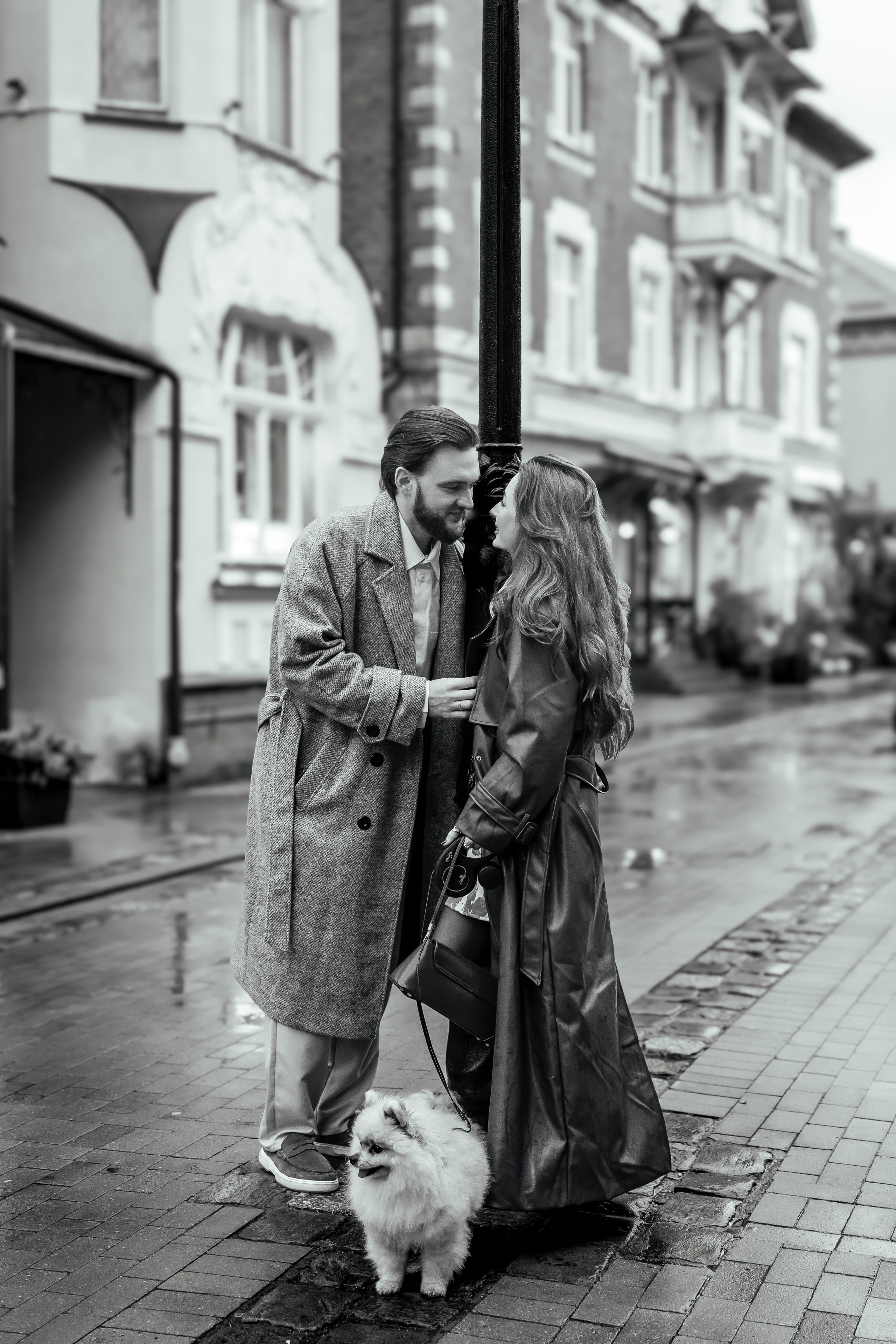 Влюбленные с собачкой. Наталья Слесаренко фотограф в Сочи