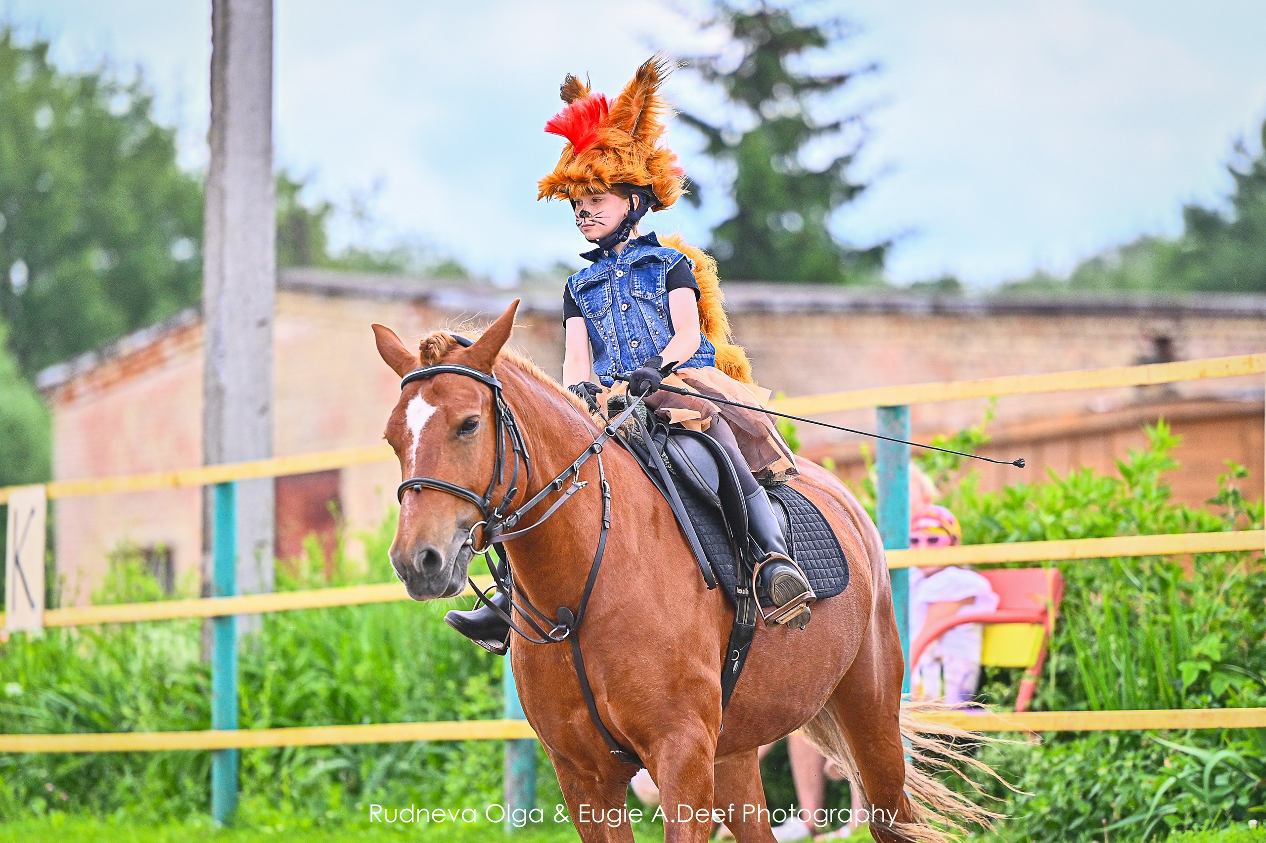 КСК Горки — традиционный Ежегодный Костюмированный КЮР- 2024. ТУРНИРНАЯ КОННАЯ ФОТОГРАФИЯ, Руднева Ольга и Евгений Адеев