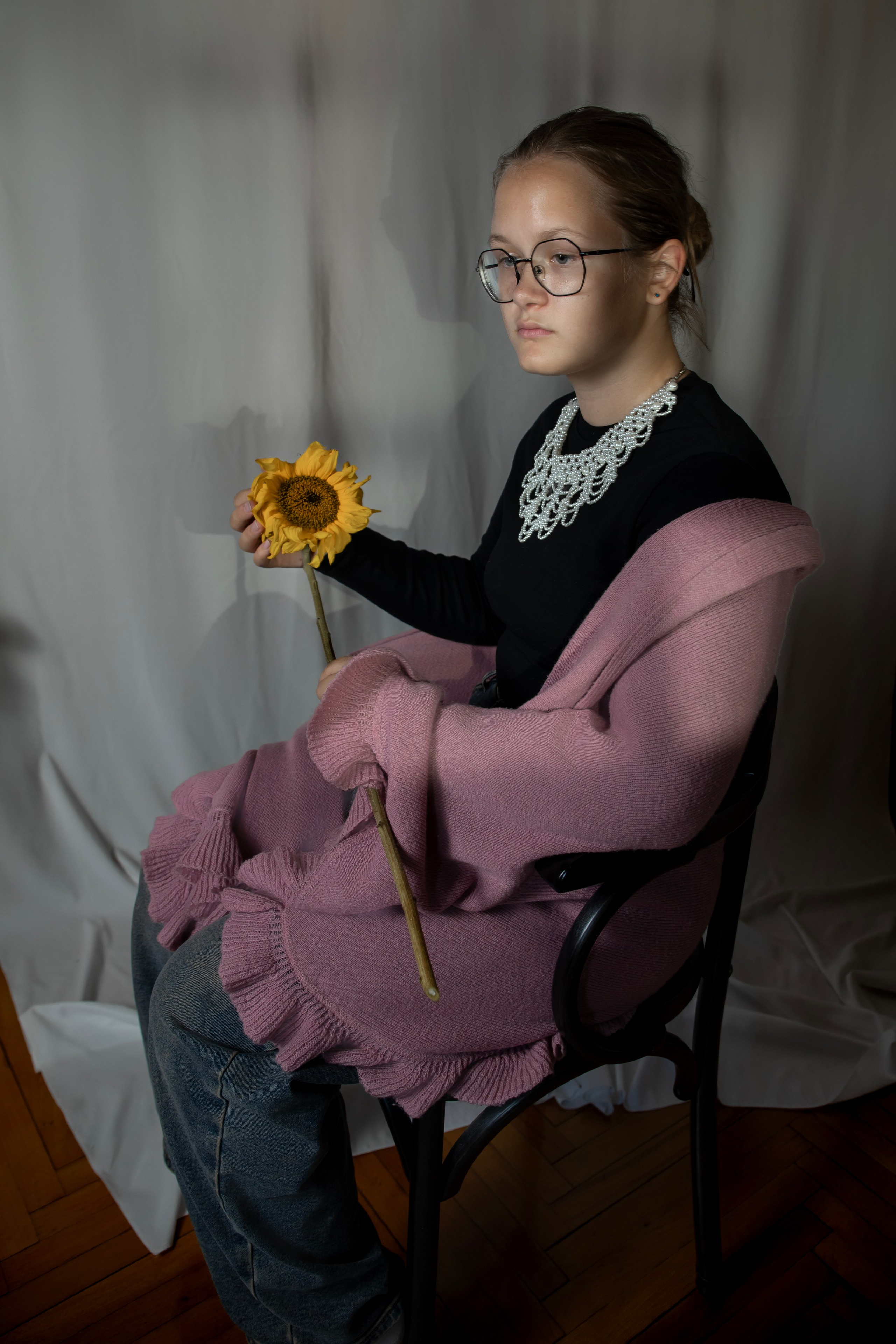 Сподсолнухом. Арт- фотограф Москва