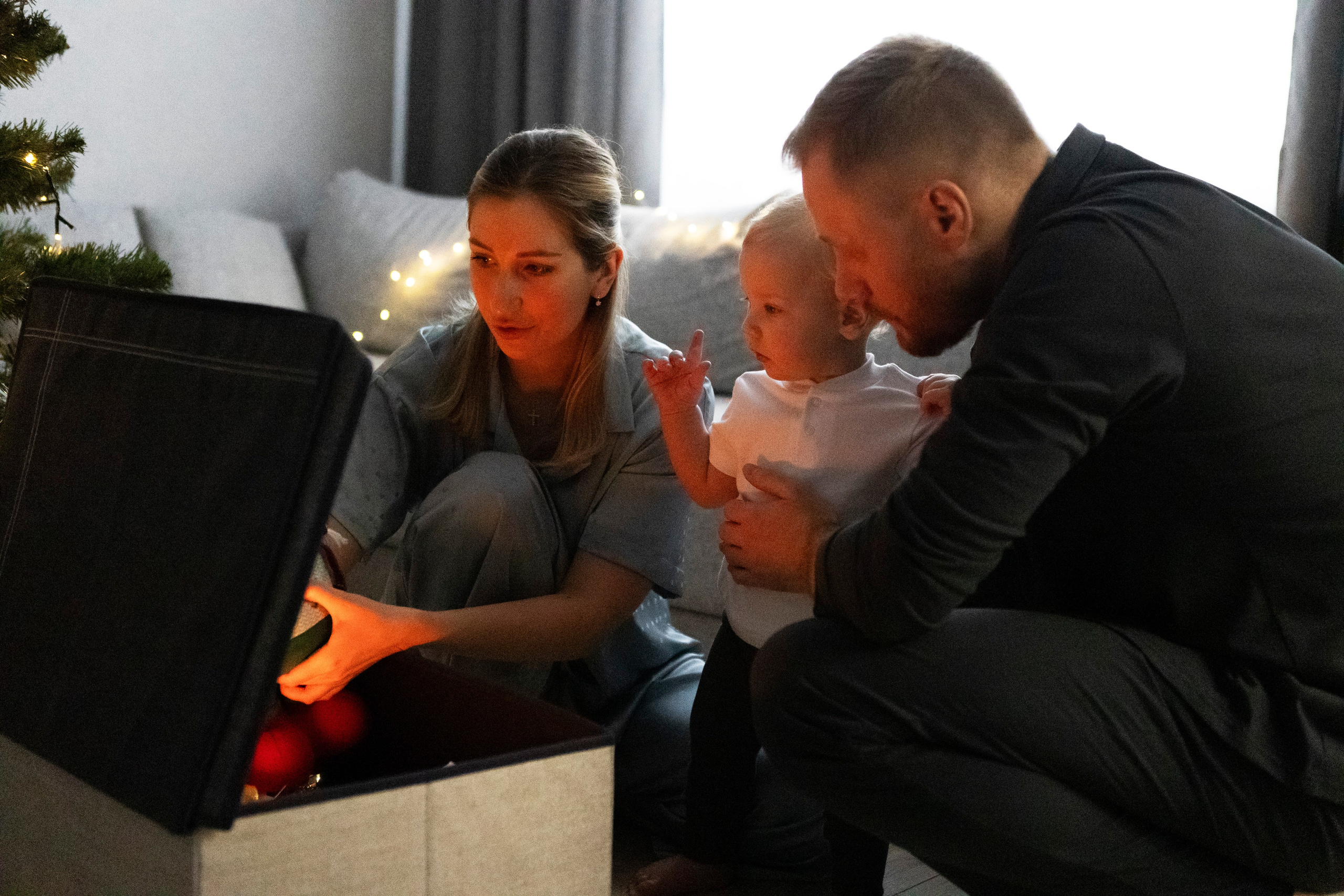 Домашняя новогодняя фотосессия. Семейный и портретный фотограф в Москве Елена Флегант