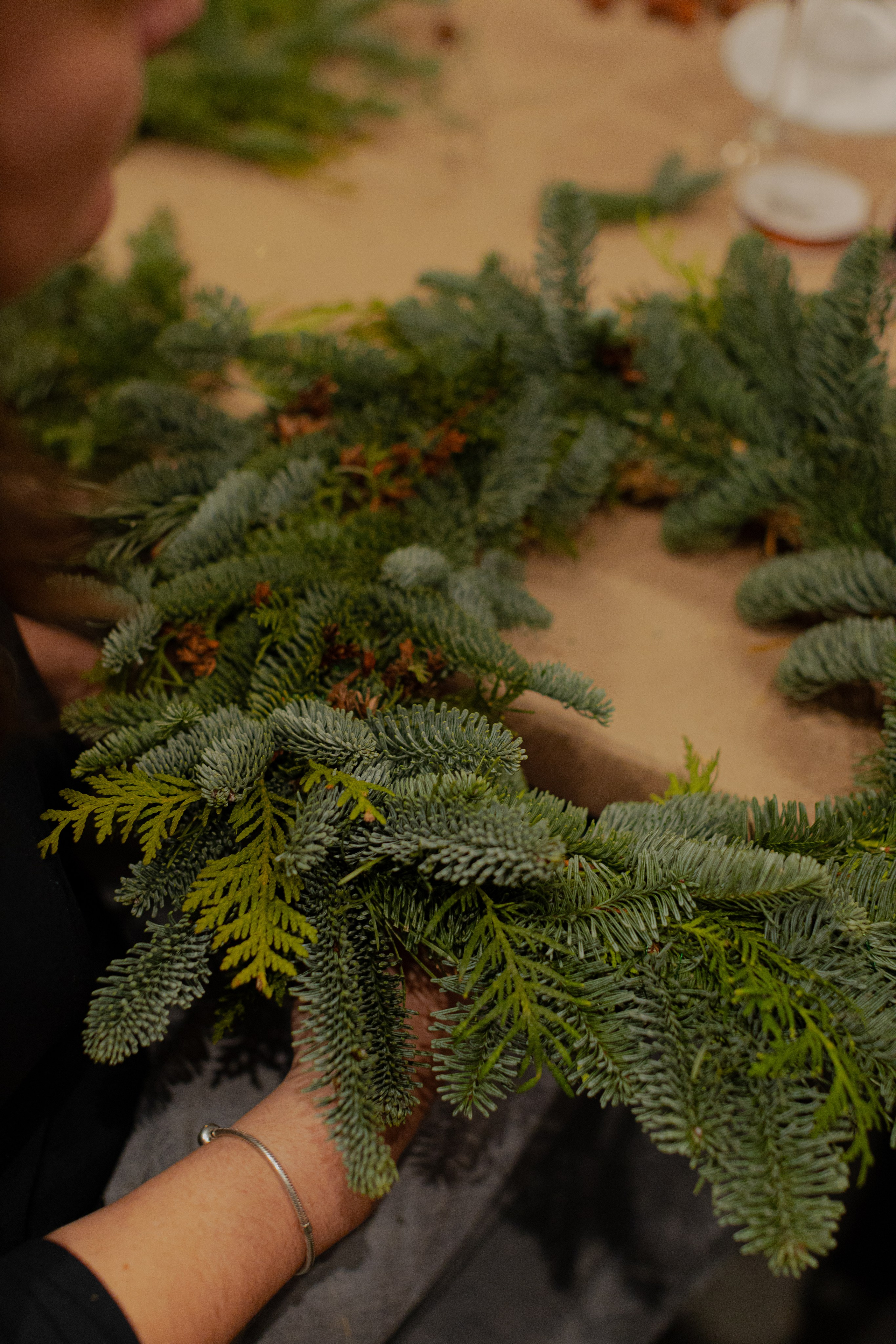 Мк Новогодний Венок. Анастасия Ракчеева Художник