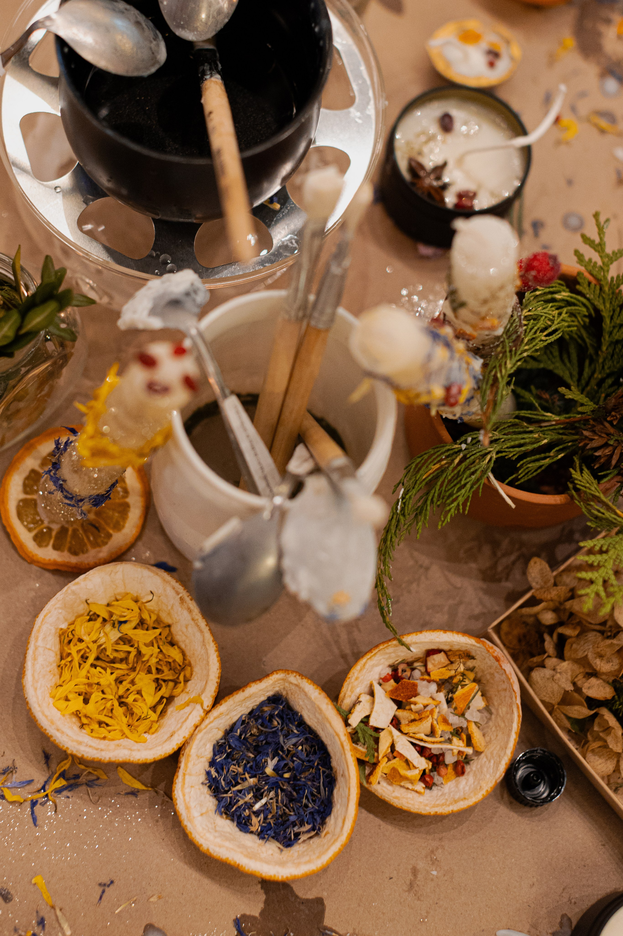 Мк свечи и венок (новогодний корпоратив). Анастасия Ракчеева Художник