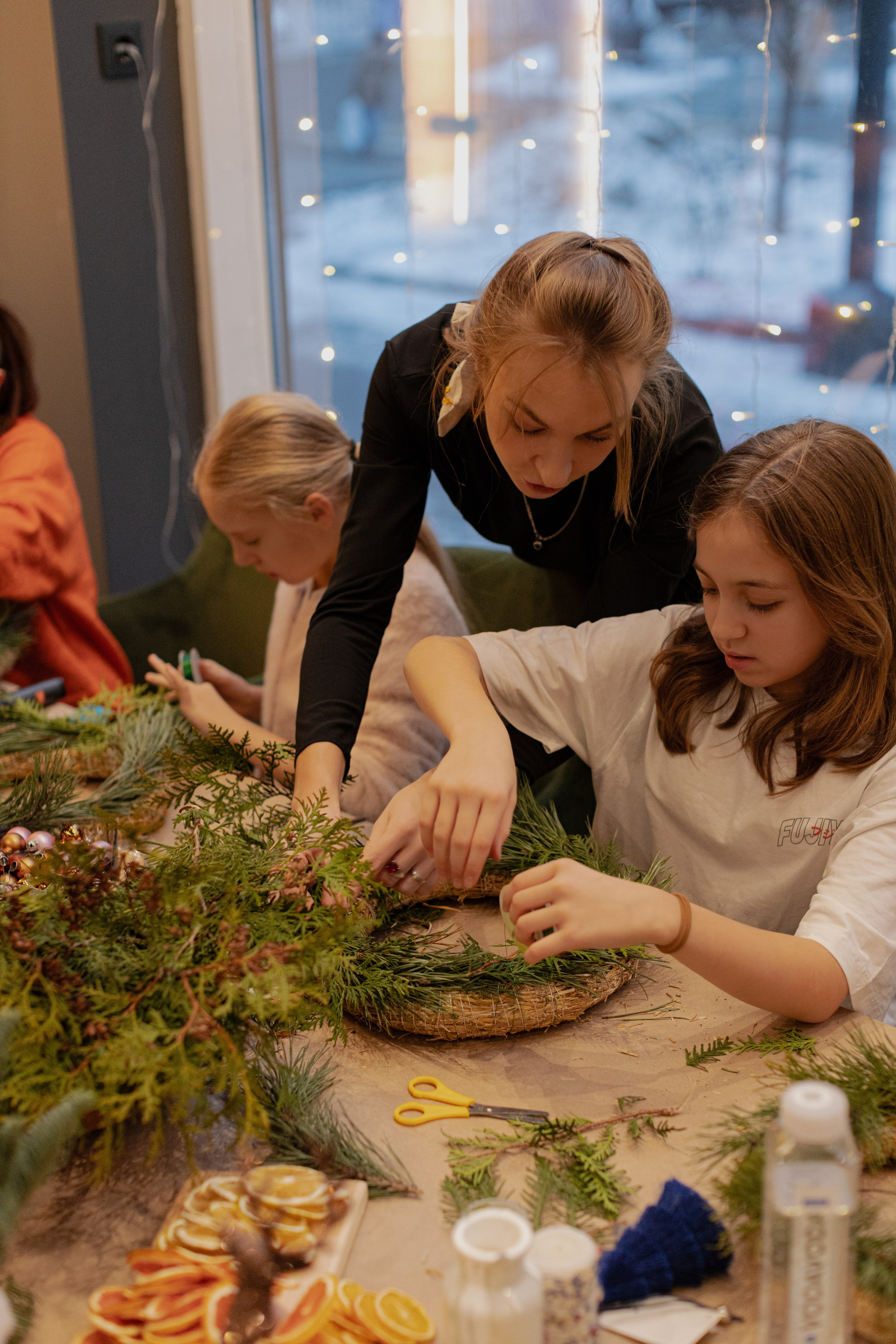 Мк Новогодний Венок. Анастасия Ракчеева Художник