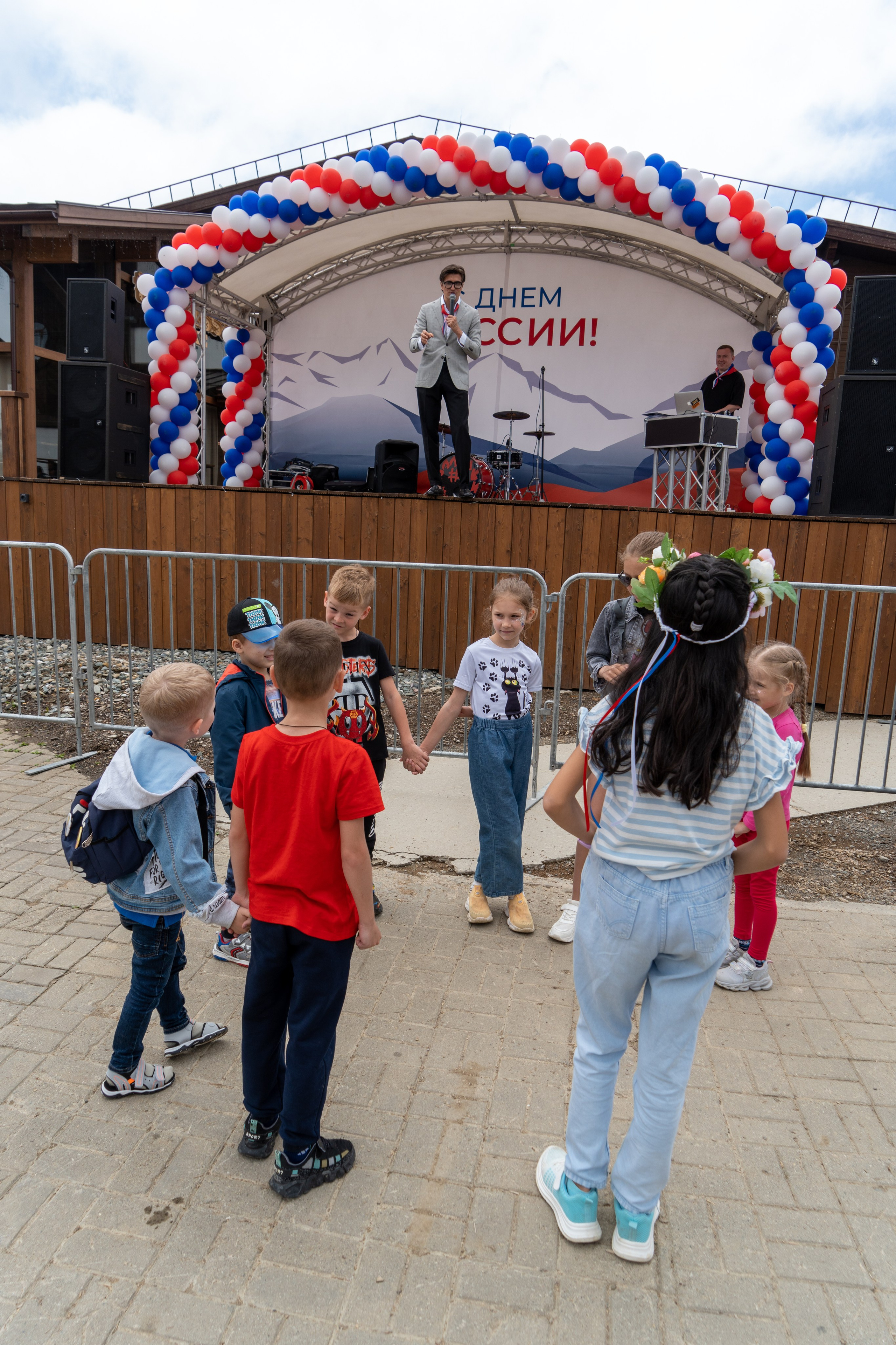 День России на курорте Газпром 2023. Репортажный фотограф в Красной Поляне и Сочи Павлюченко Екатерина