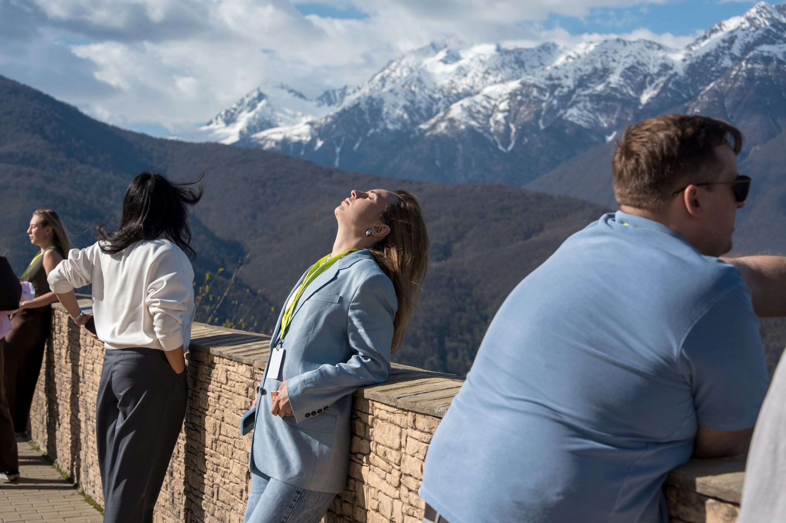 Тренинг для компании S7 Airlines в Красной Поляне. Репортажный фотограф в Красной Поляне и Сочи Павлюченко Екатерина