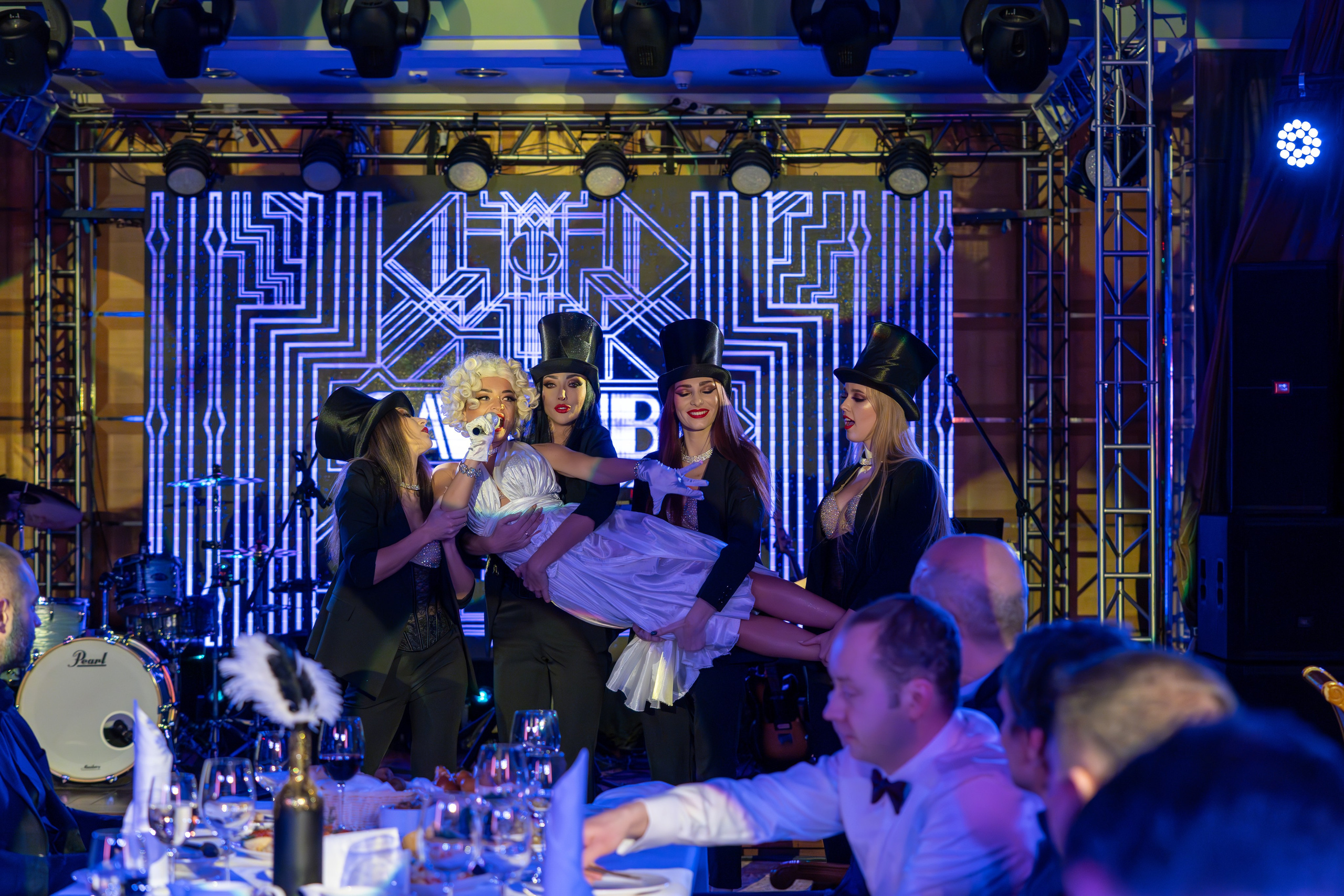 Новый год в стиле Great Gatsby. Репортажный фотограф в Красной Поляне и Сочи Павлюченко Екатерина