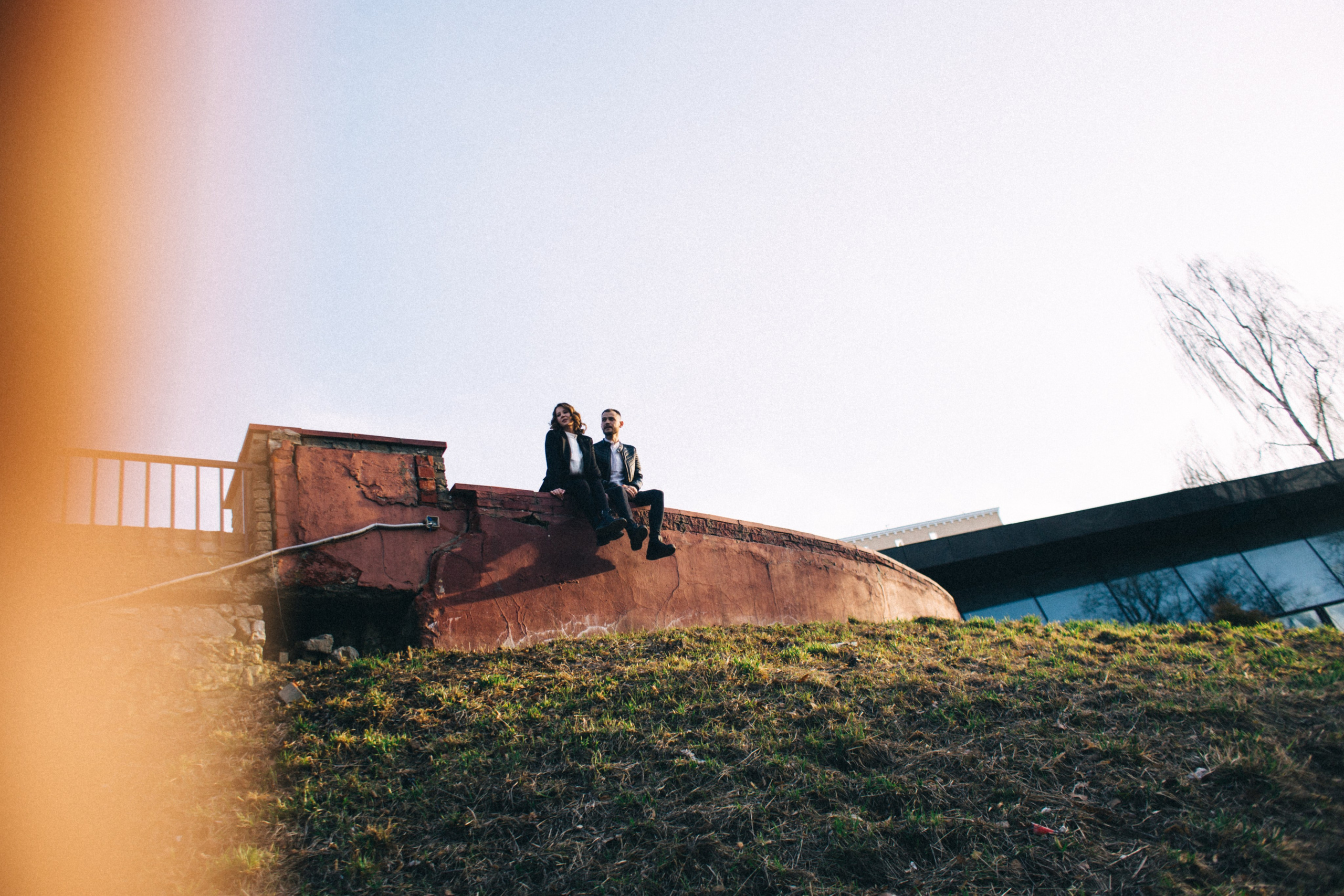 У Колеса обозрения. Фотограф в Нижнем Новгороде