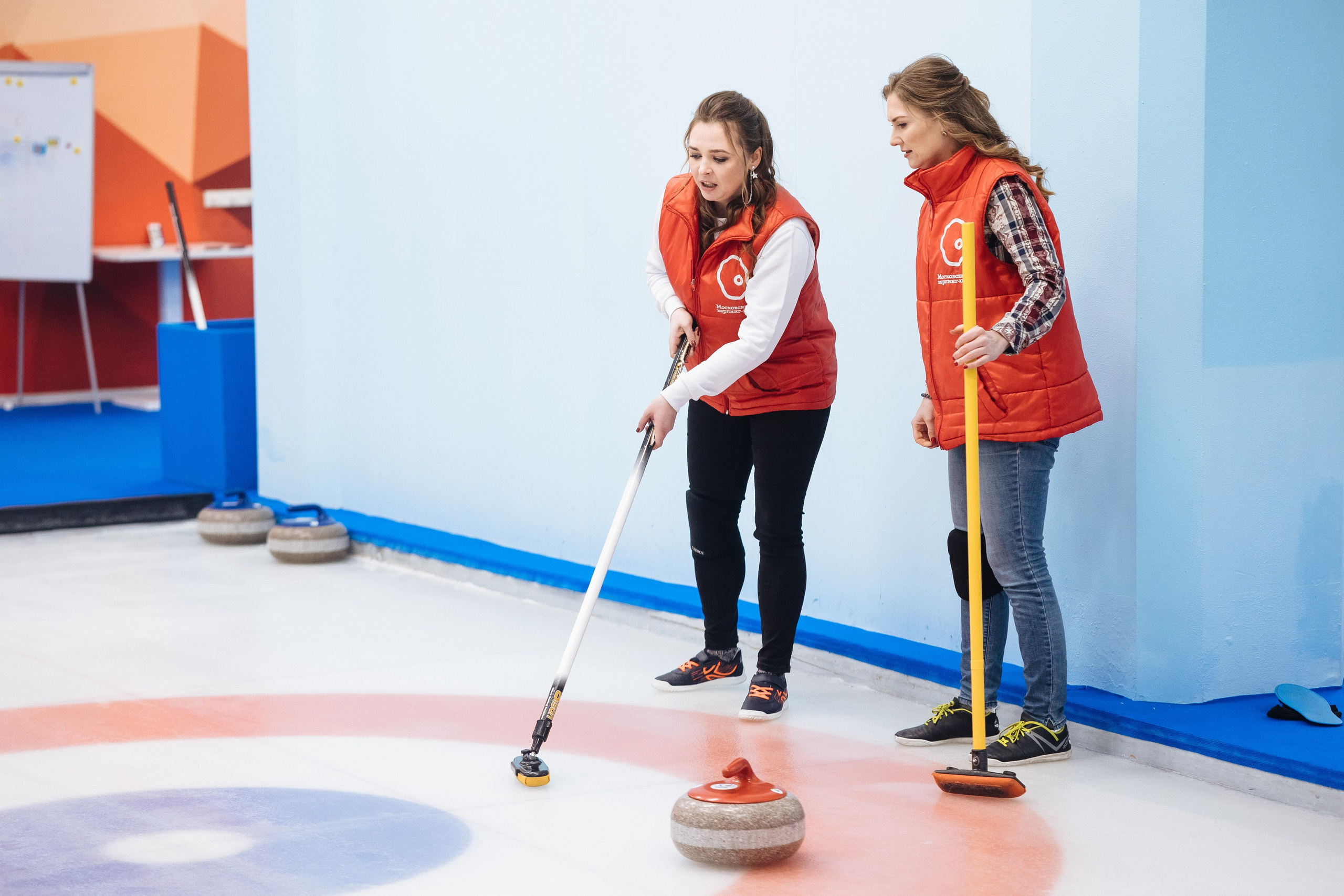 Корпоратив в кёрлинге. Свадебный и семейный фотограф Екатерина Иванова