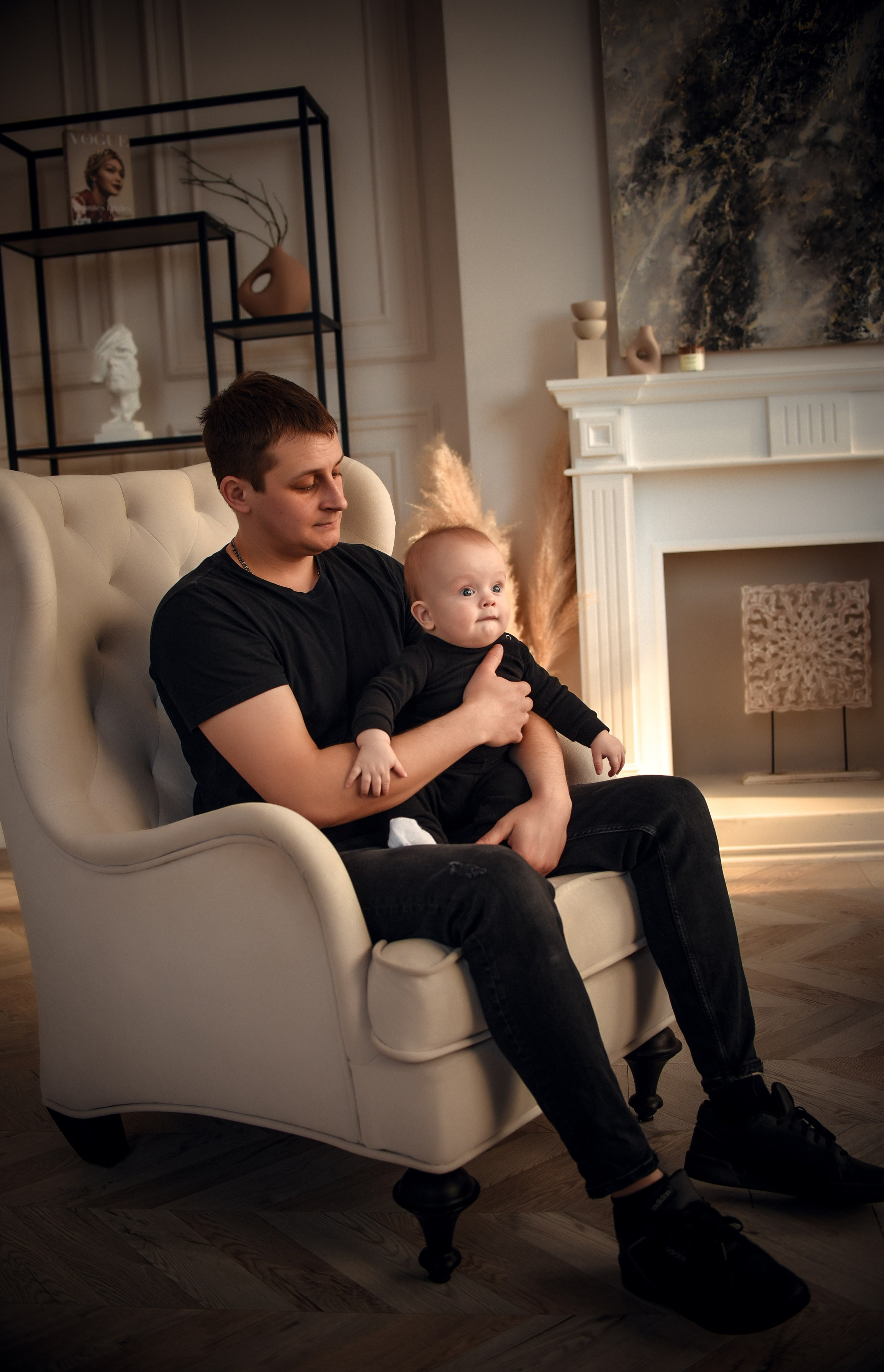 Семейная студийная фотосессия 3. Свадебный, семейный, детский, контент фотограф в Омске Максим Ильин