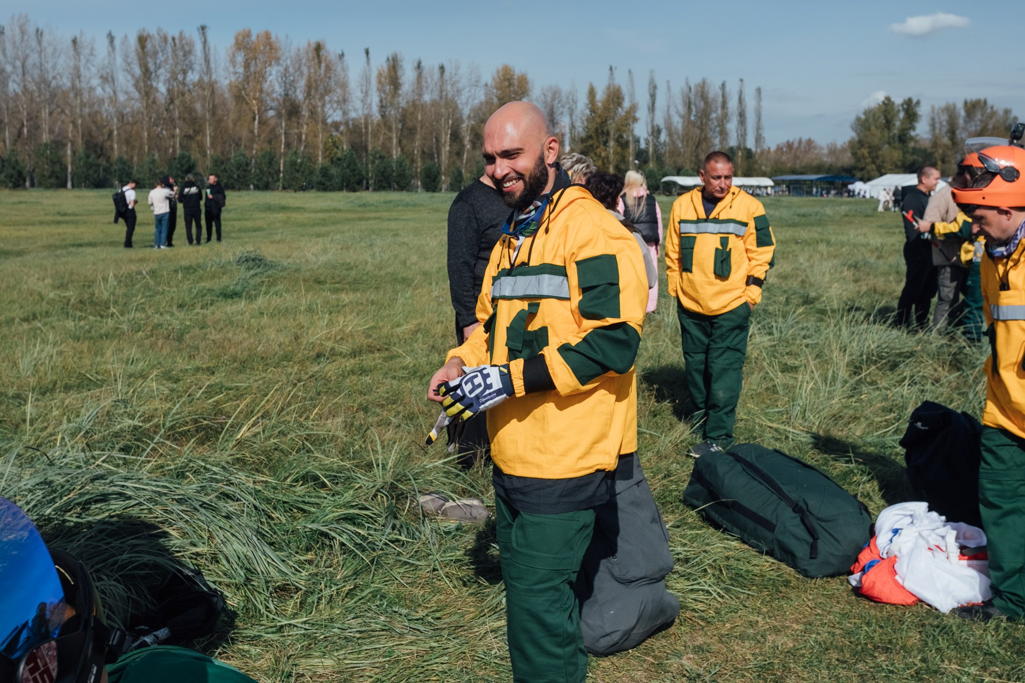 Соревнования «Лучший лесной пожарный» @ О. Татышев. Репортажный фотограф Максим Полянский. Москва, Санкт-Петербург, Красноярск