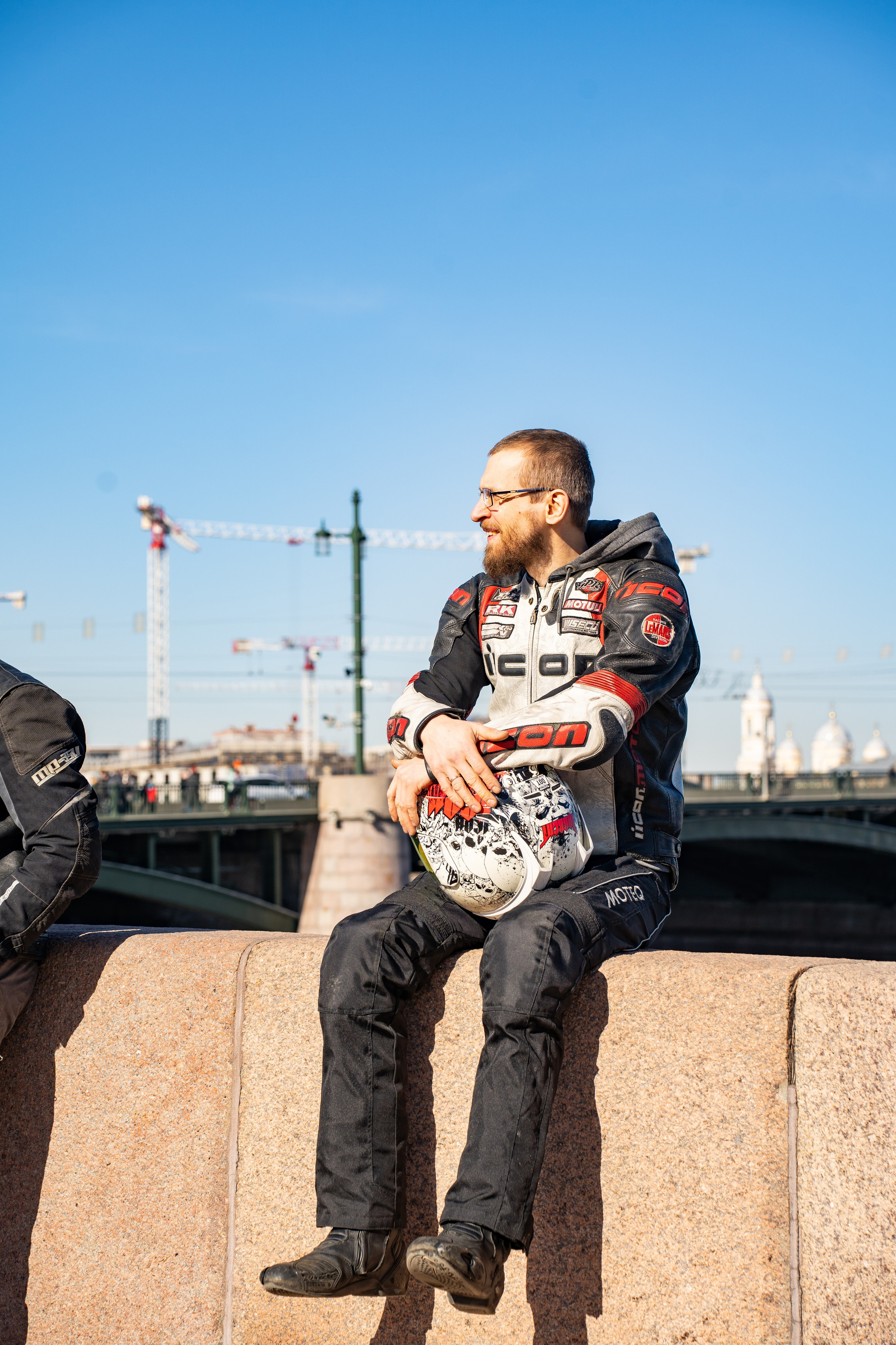 Весенний прохват мотоклуба Normans Riders MC. Концертный и репортажный фотограф в Санкт-Петербурге Слава Пахомов