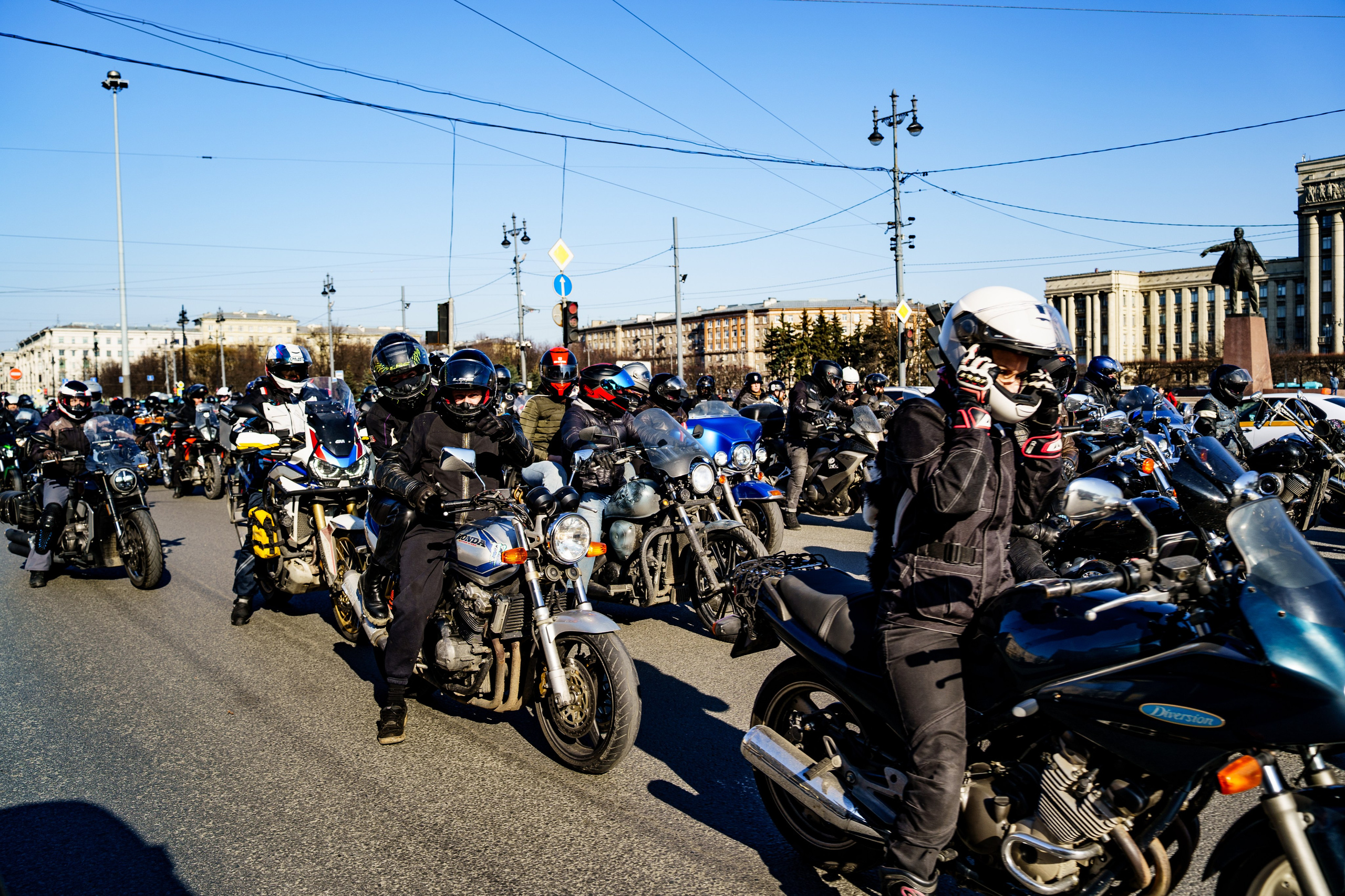 Прохват мотоклуба Norman Riders ч.1. Концертный и репортажный фотограф в Санкт-Петербурге Слава Пахомов